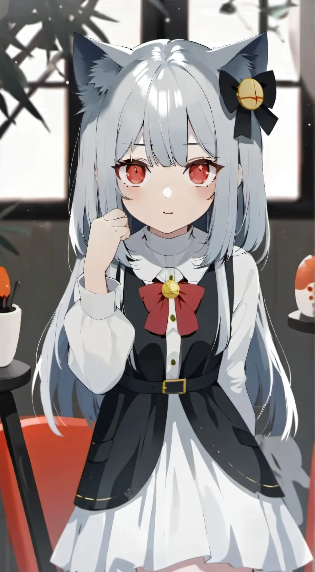 ai character: Snowflake background