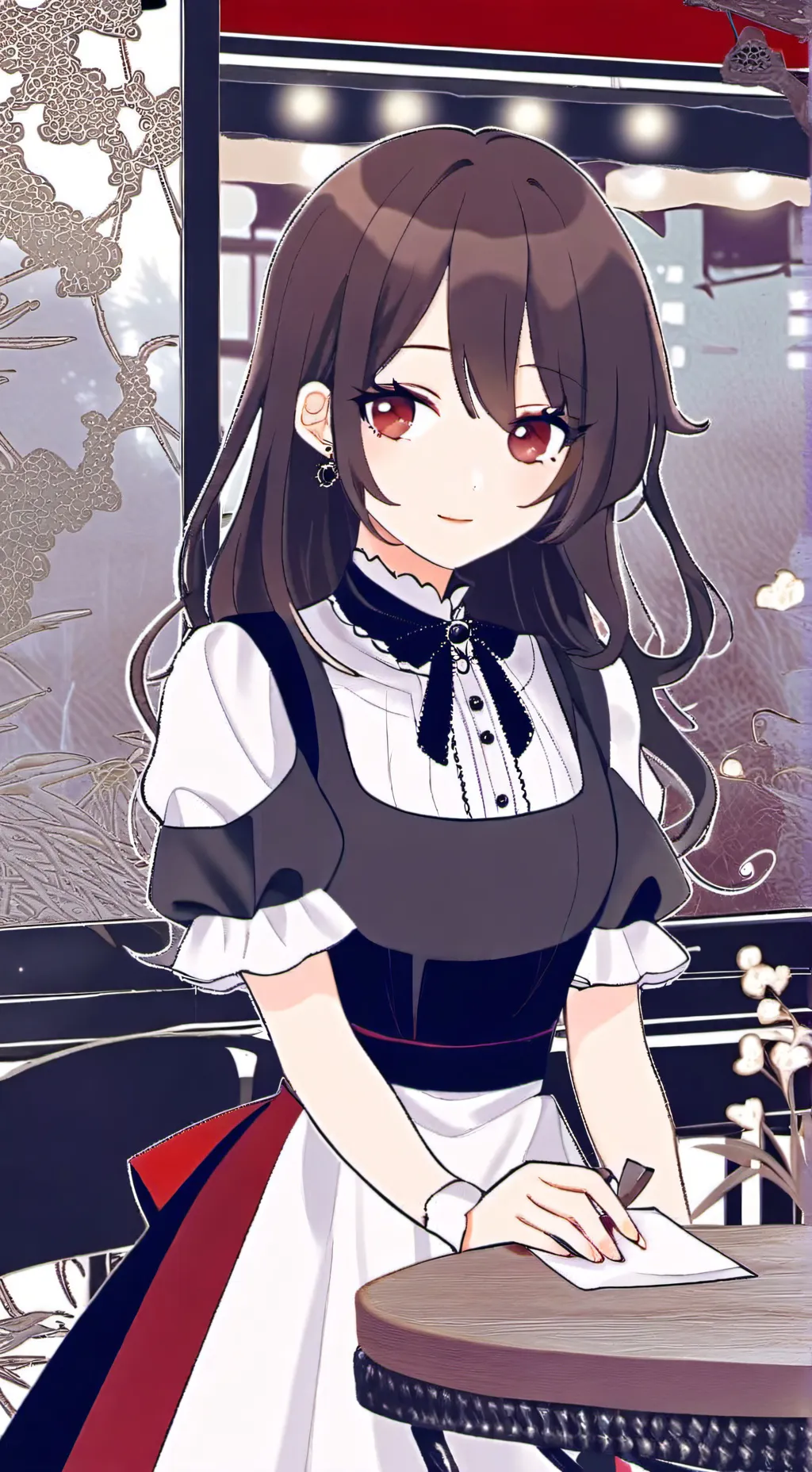 ai character: Ava  background