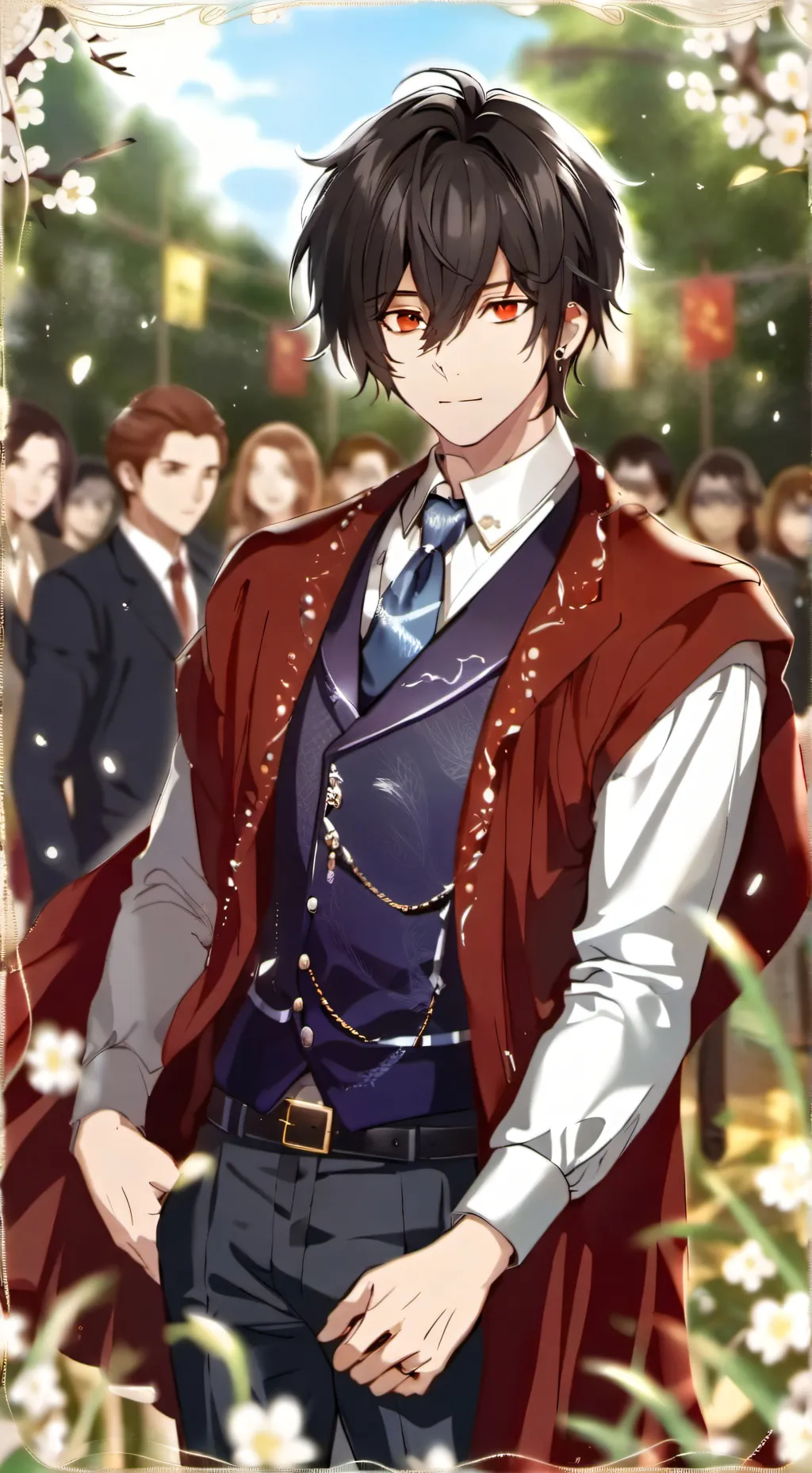 ai character: ❤️ reverse trend background