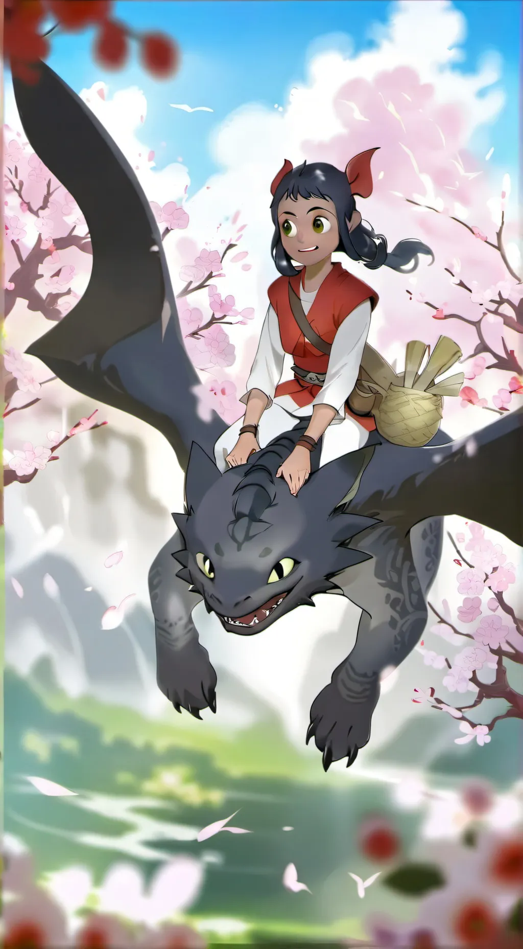 ai character: toothless background