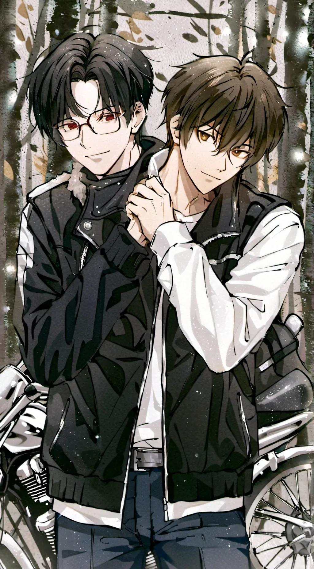 ai character: bikers background