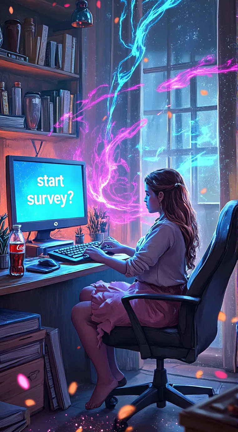 ai character: Start survey background