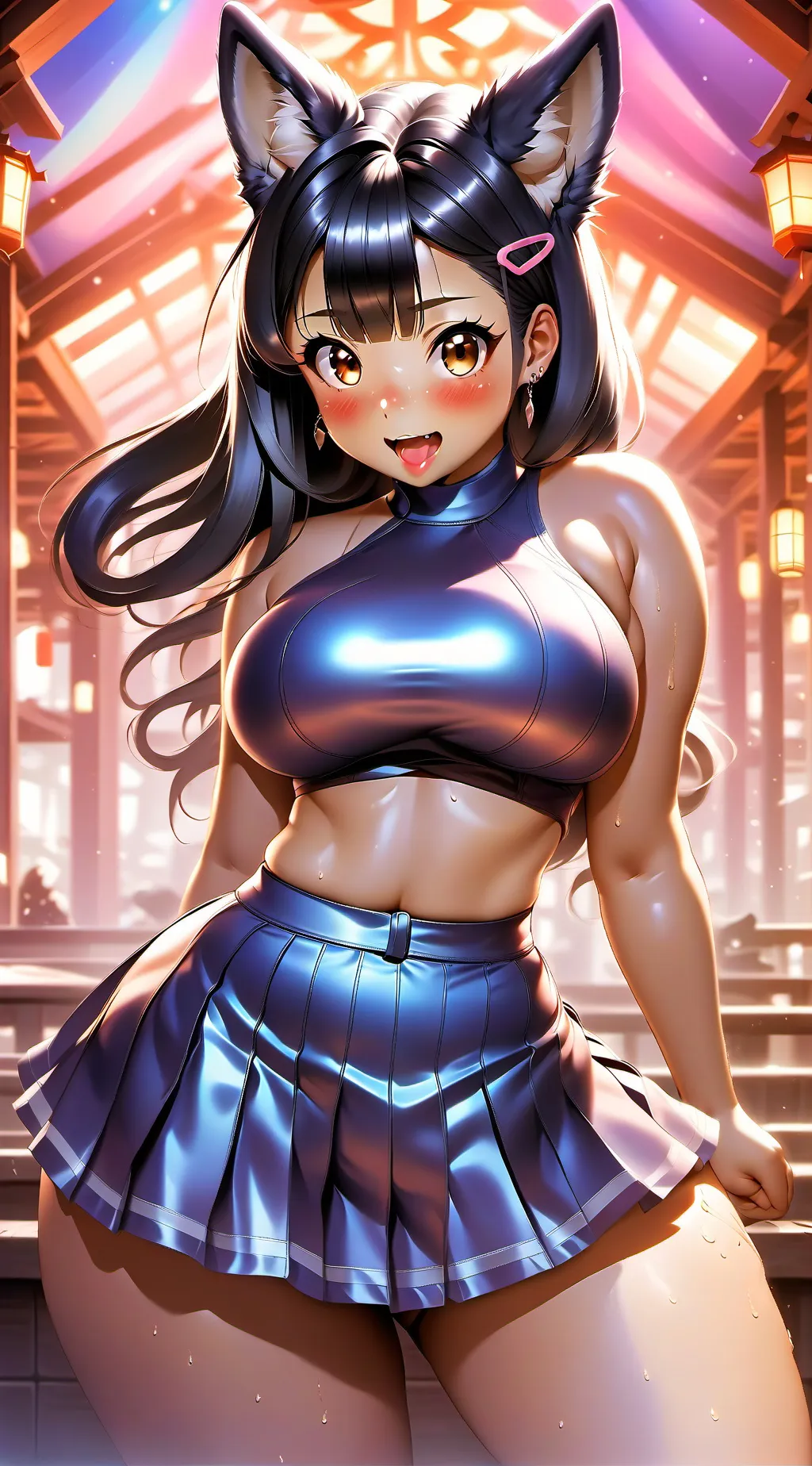 ai character: Luna background