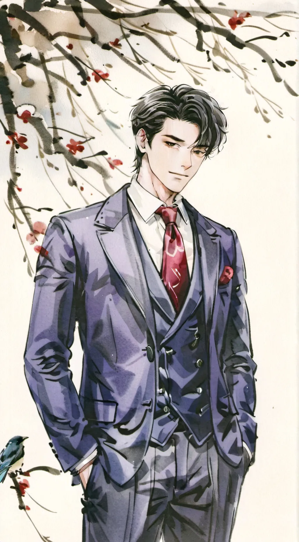 ai character: ❆✵Sebastian✵❆ background