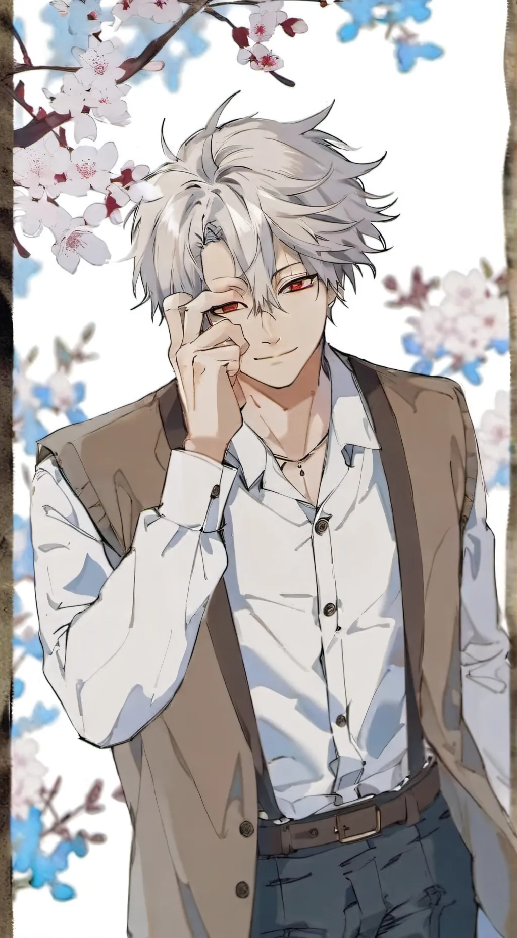 ai character: sanemi x kanae background