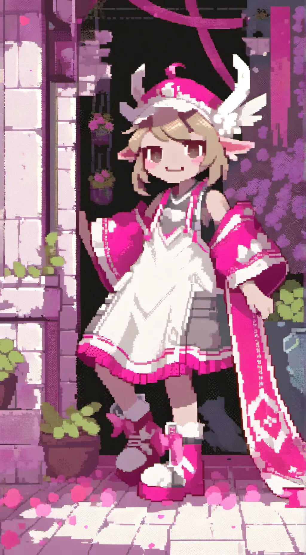 ai character: WE LISTEN  background