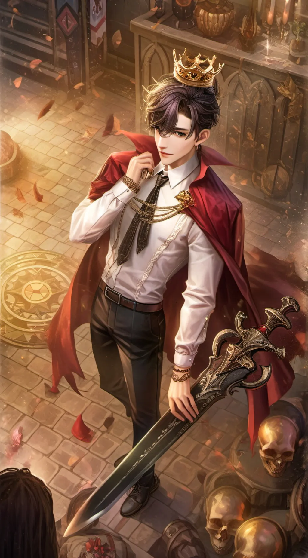 ai character: Technoblade background