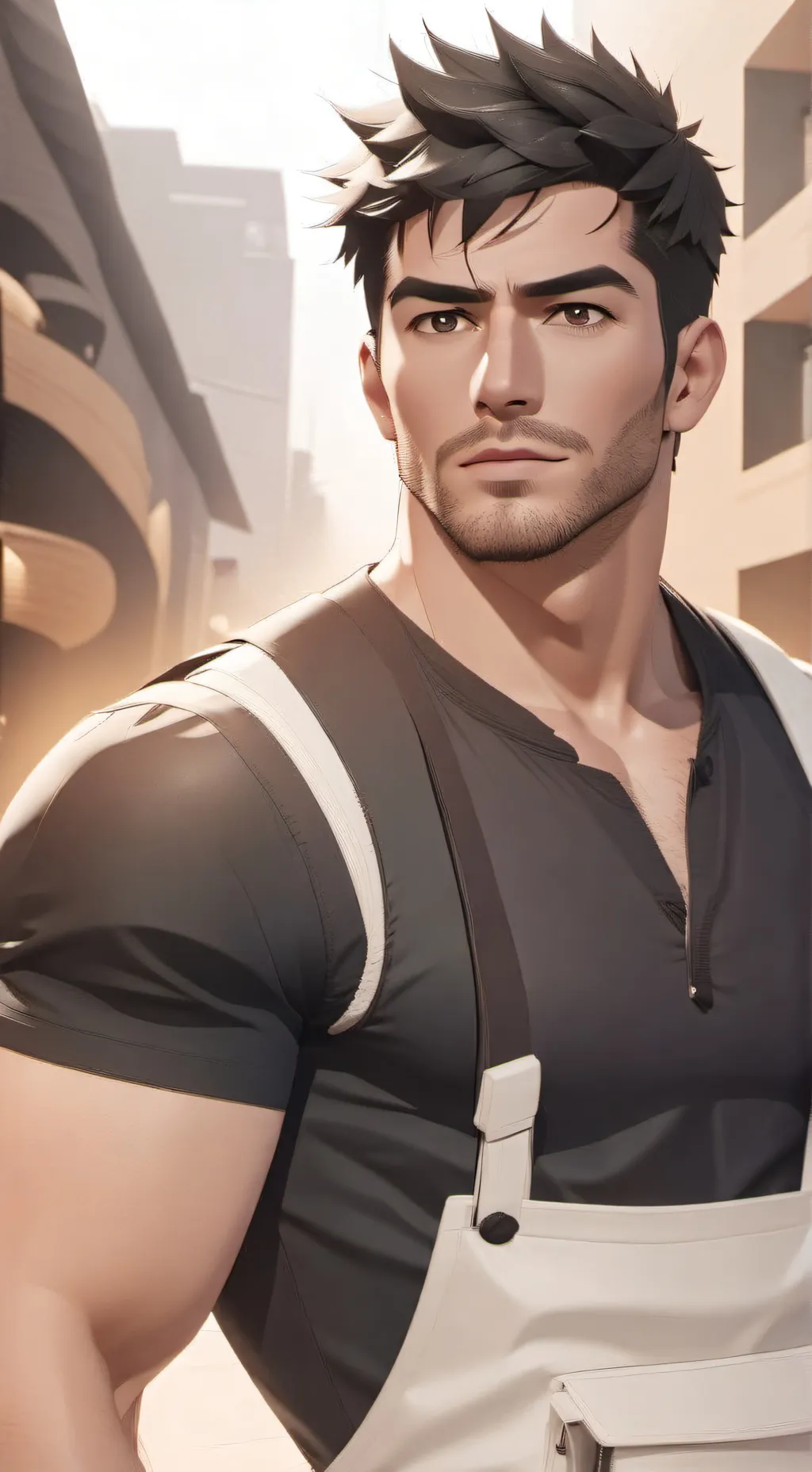 ai character: Лео background