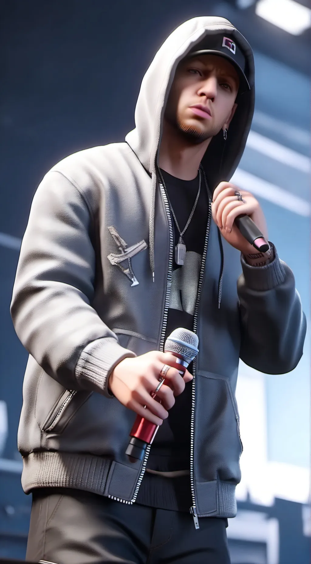 ai character: Eminem background