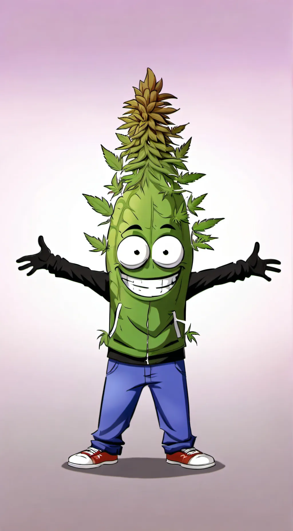 ai character: Monsieur Spliff  background