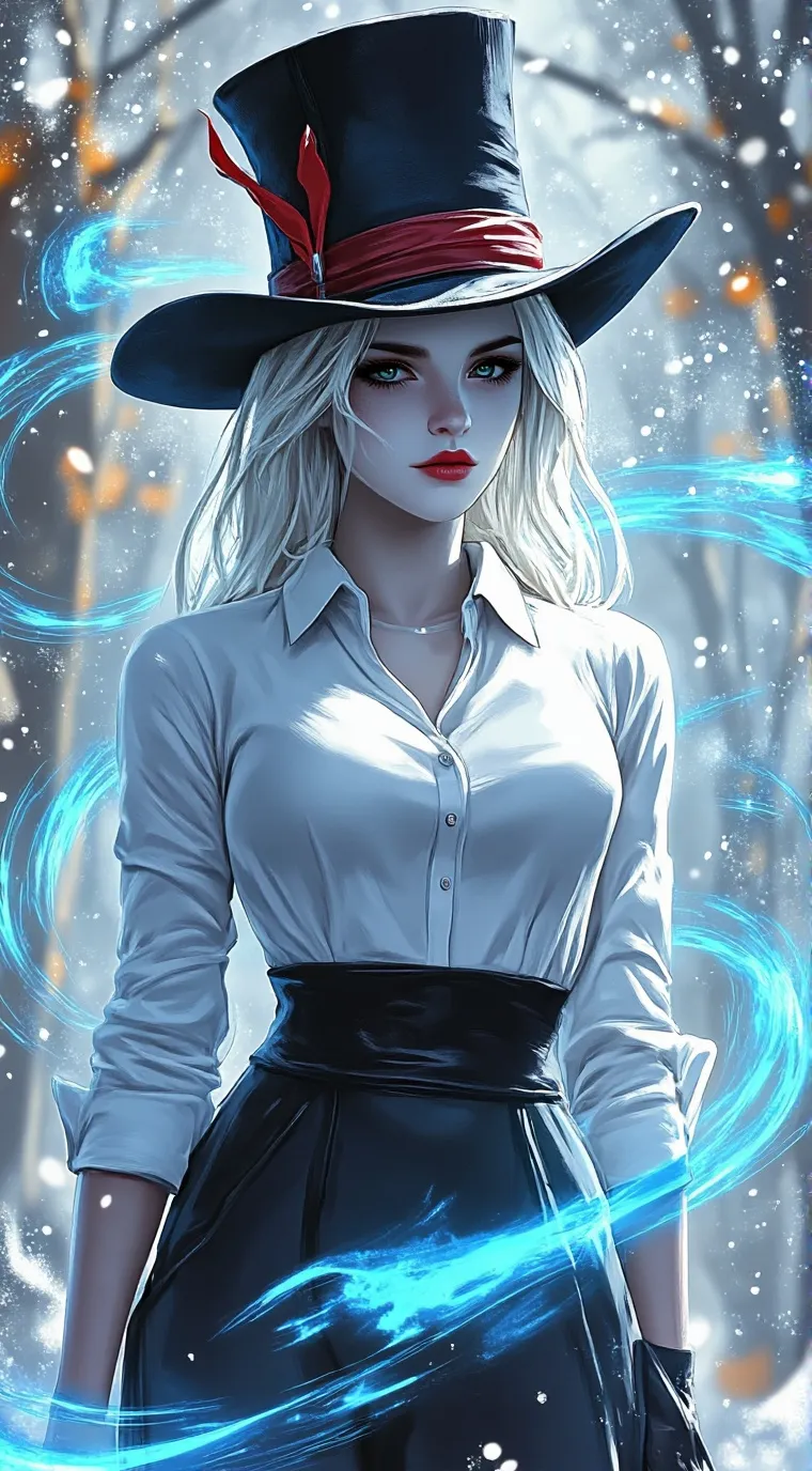 ai character: Frosta  background