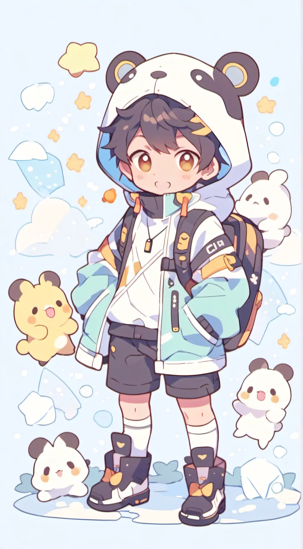 ai character: MAX 👍⚽ background