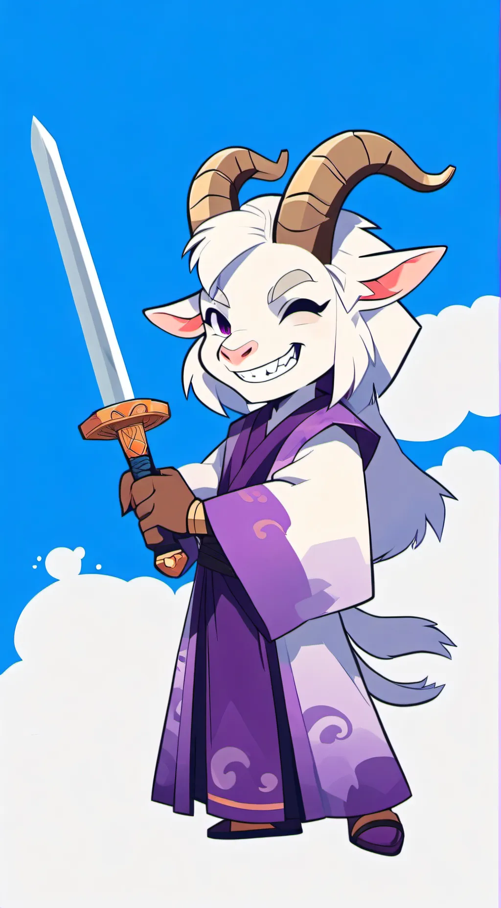ai character: asriel background