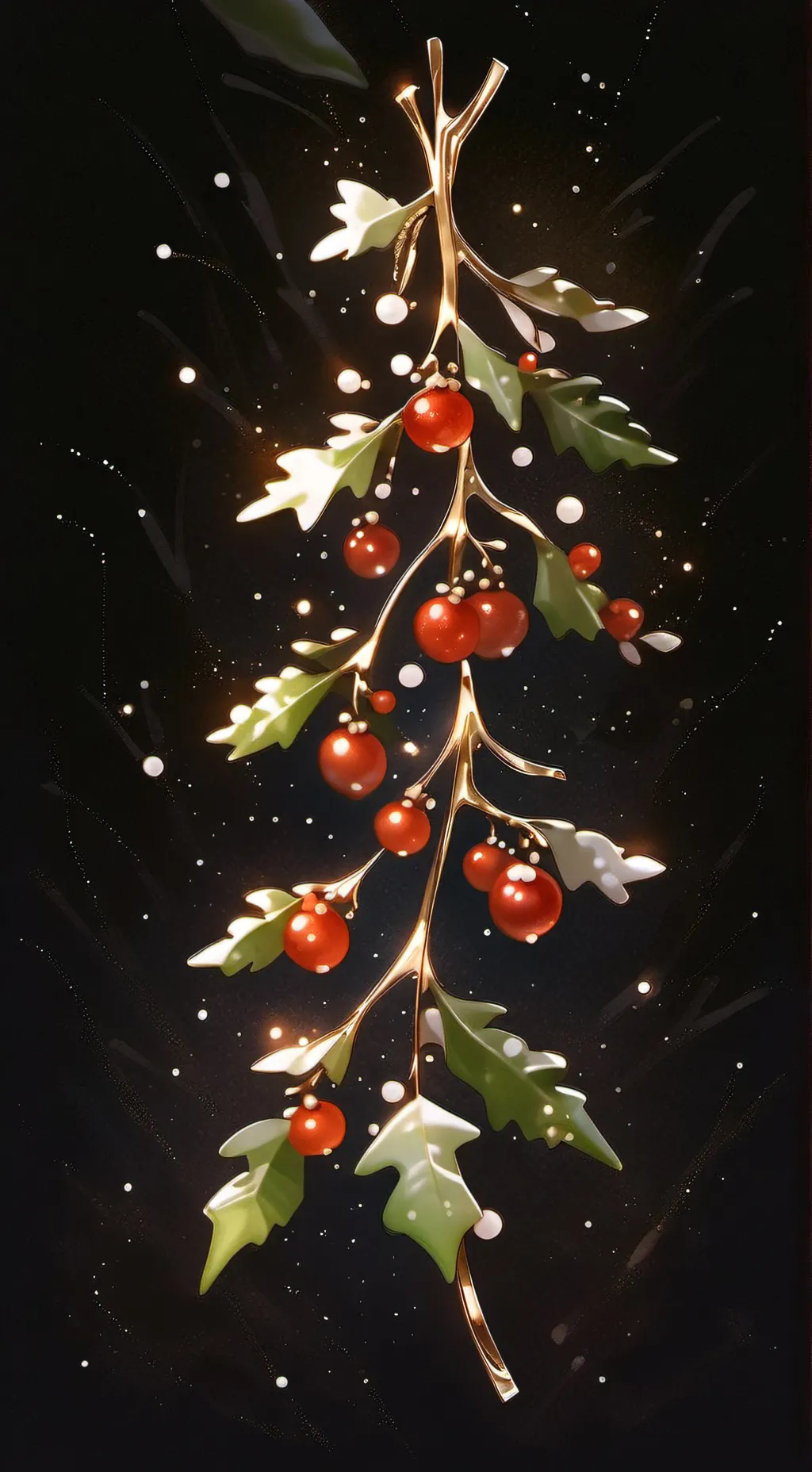 ai character: Mha Mistletoe 2 background