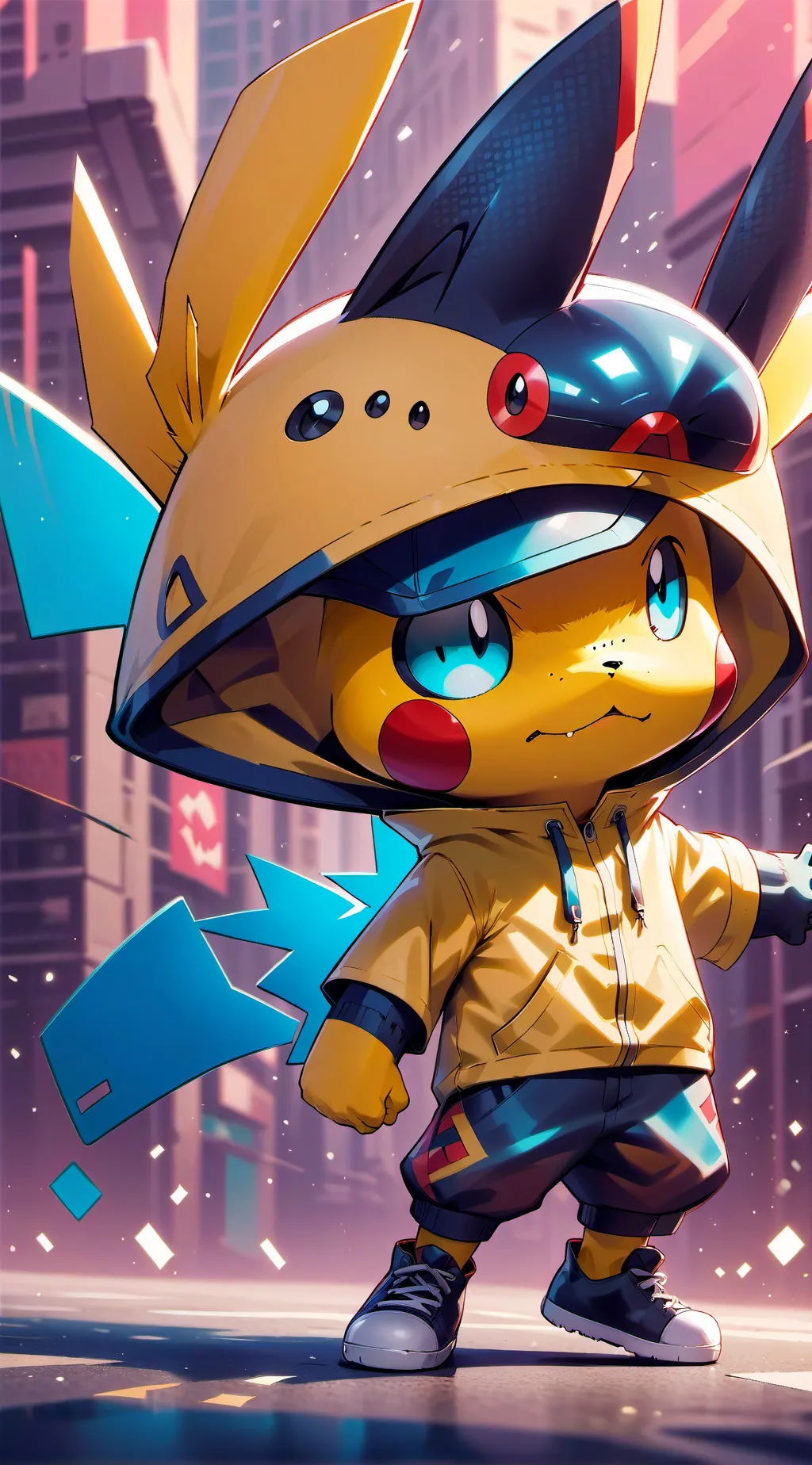 ai character: blaid background