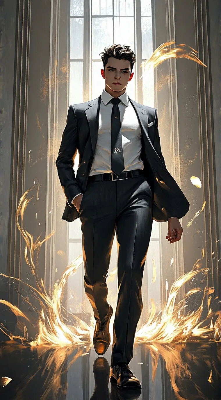 ai character: Kai 💙 background