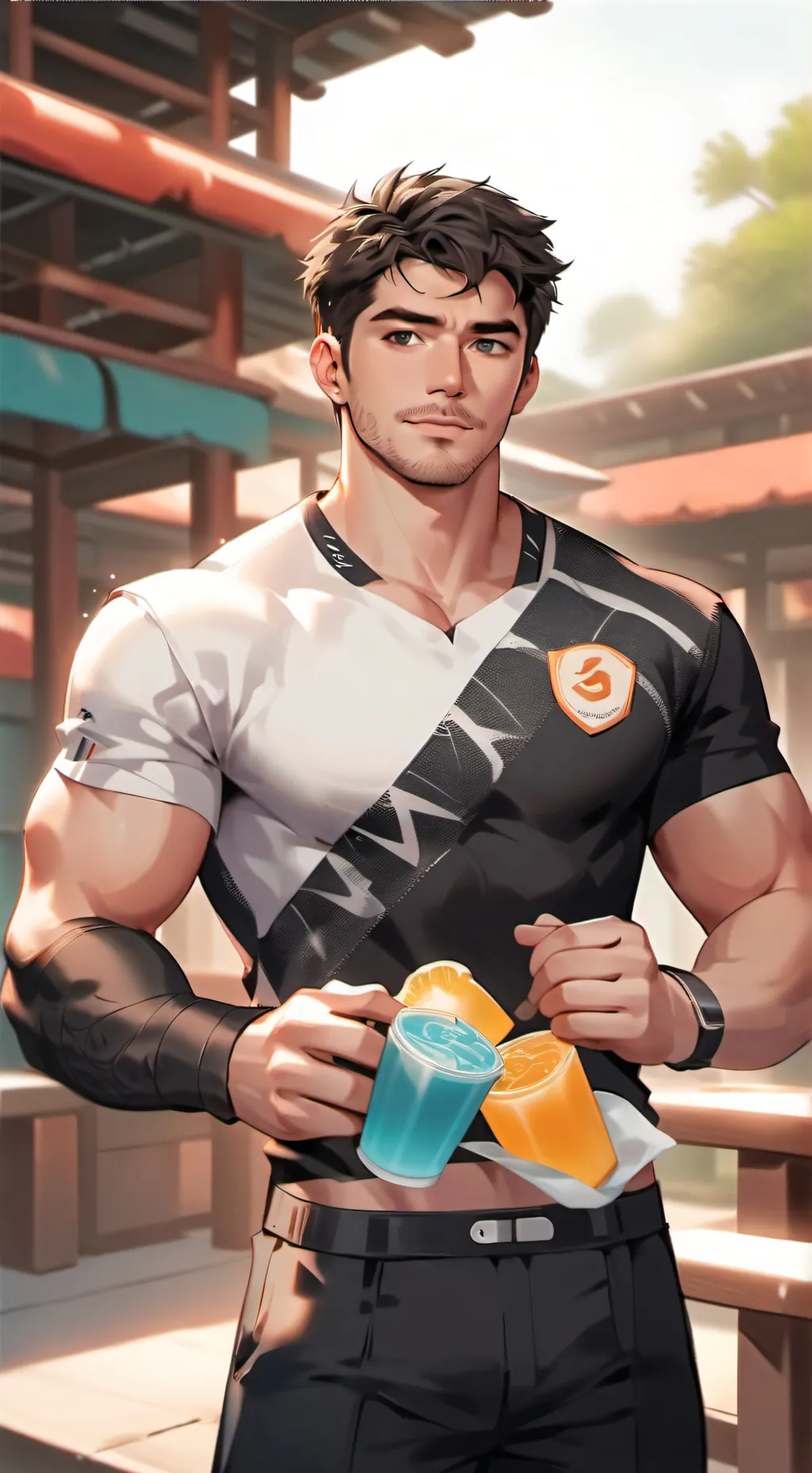 ai character: Джимми  background