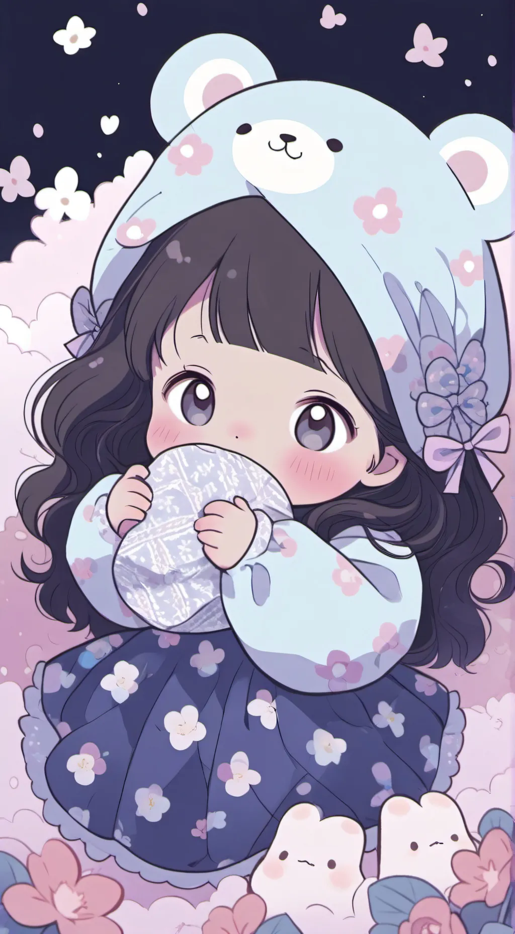 ai character: Mía 💕 background