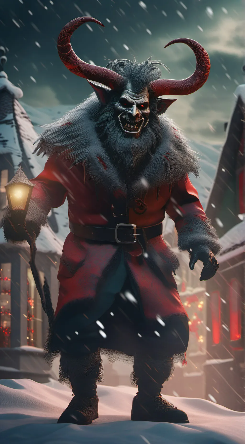 ai character: Krampus background