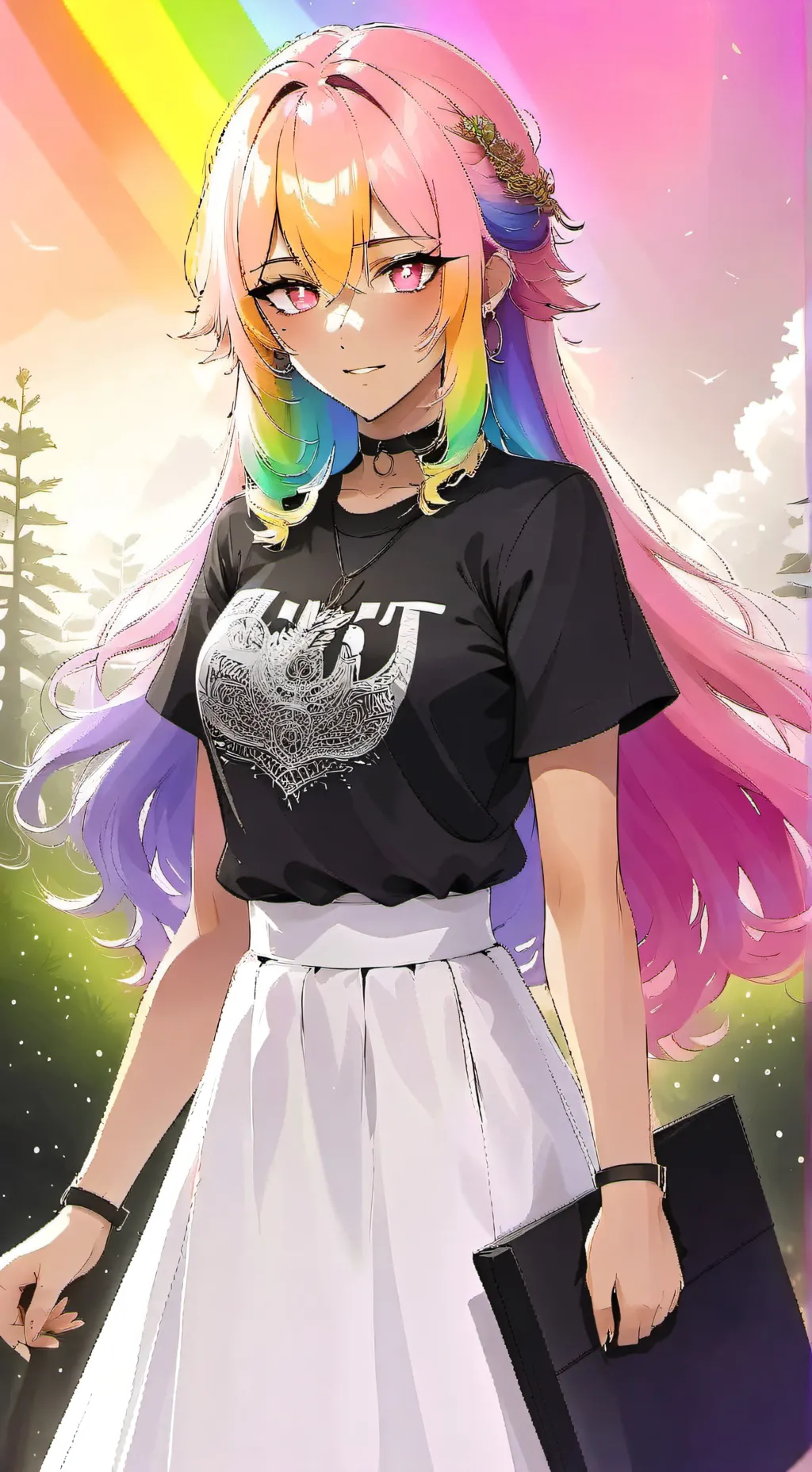 ai character: Helena 🌈 background