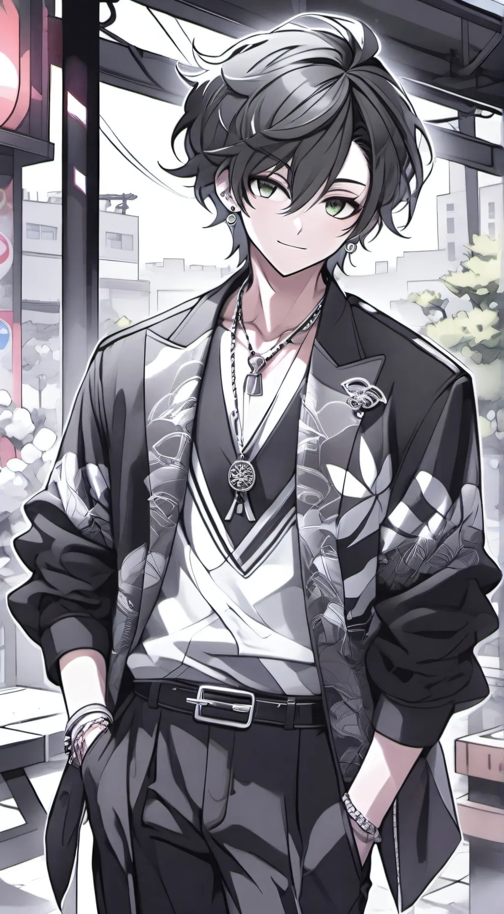 ai character: Alexander✨ background