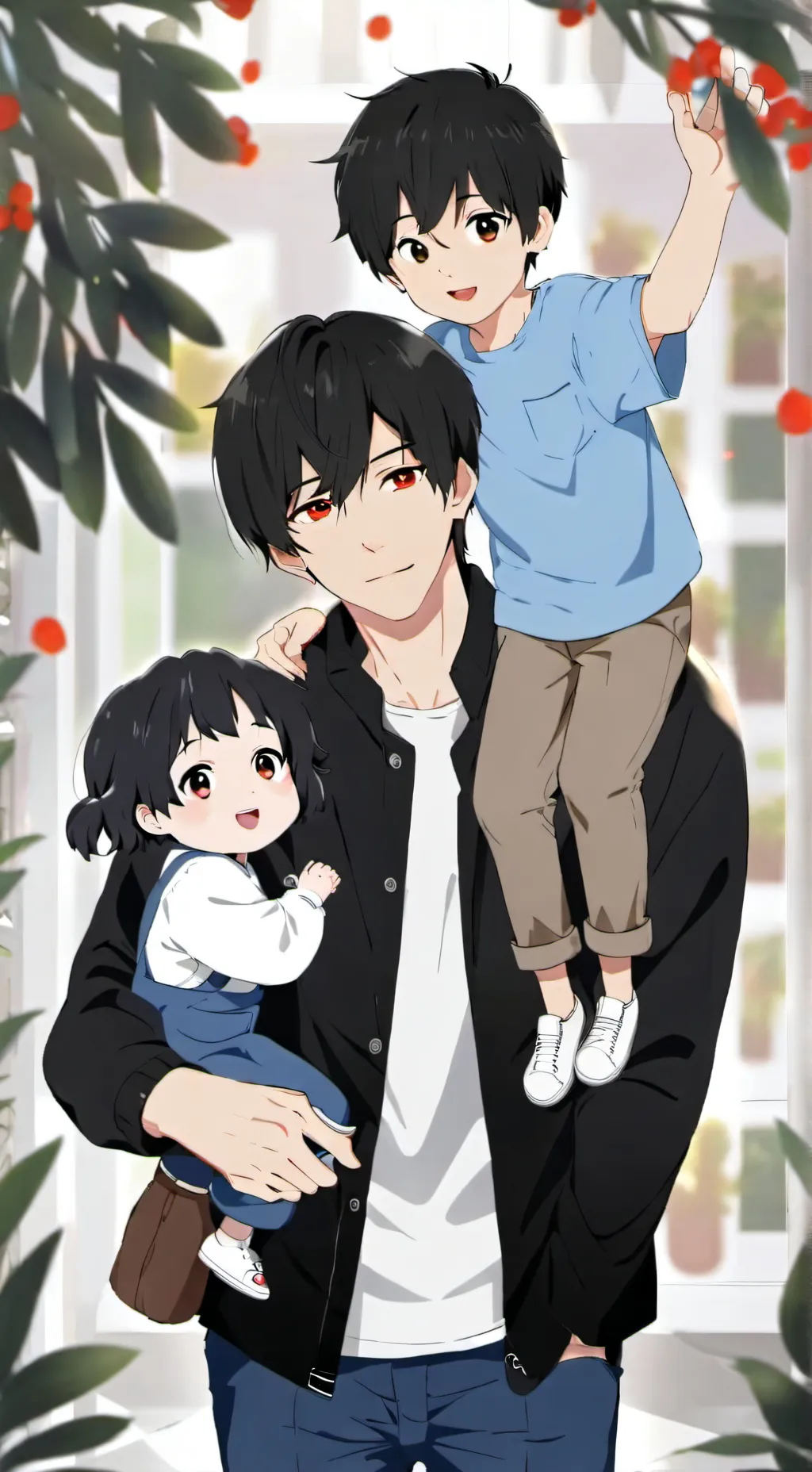 ai character: Dad background