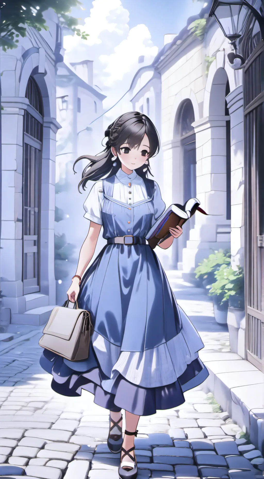 ai character: Hot  background