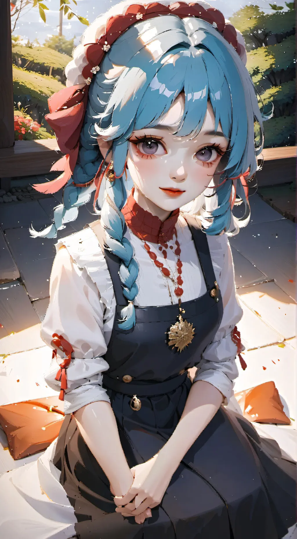 ai character: Luna background