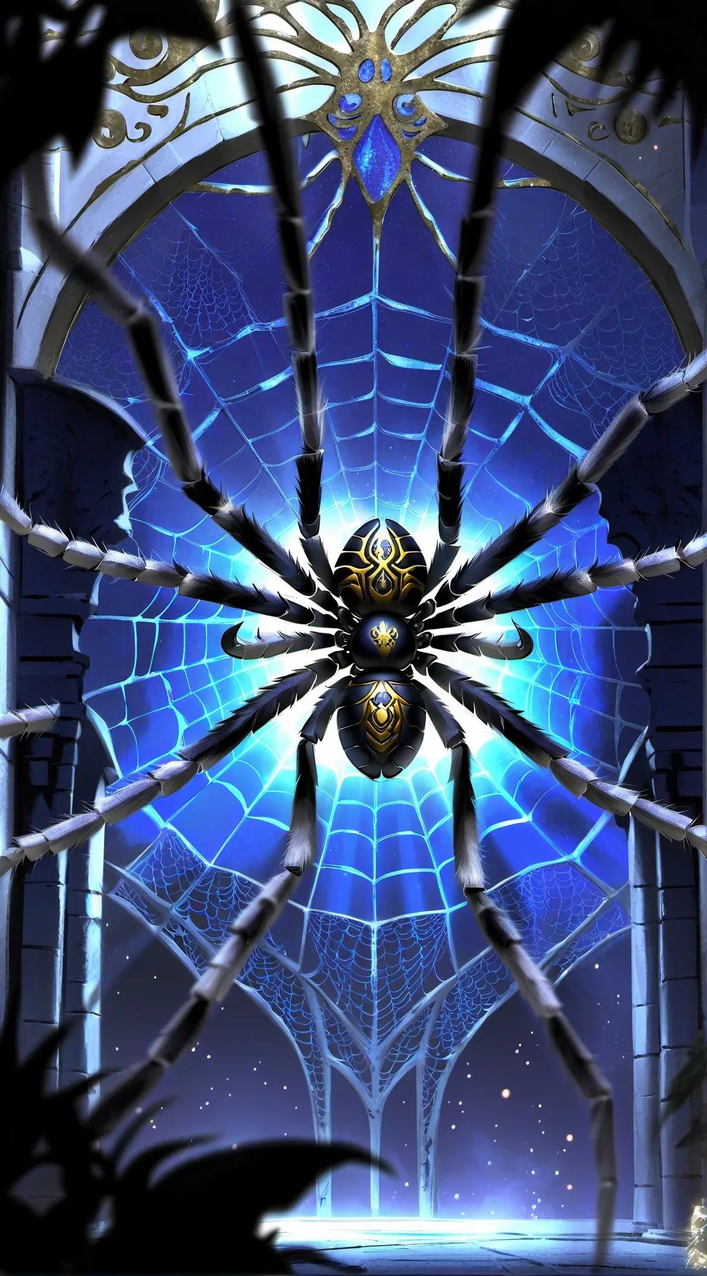 ai character: ethereal workshop background