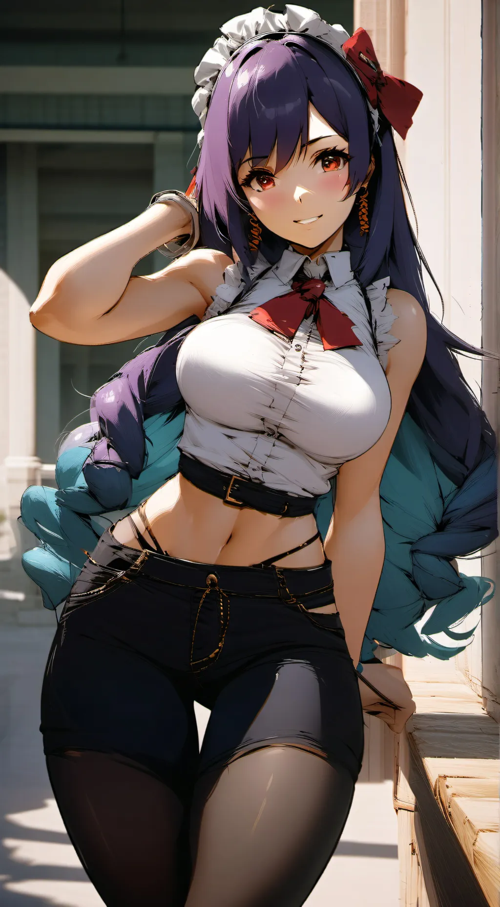 ai character: Kurumi  background