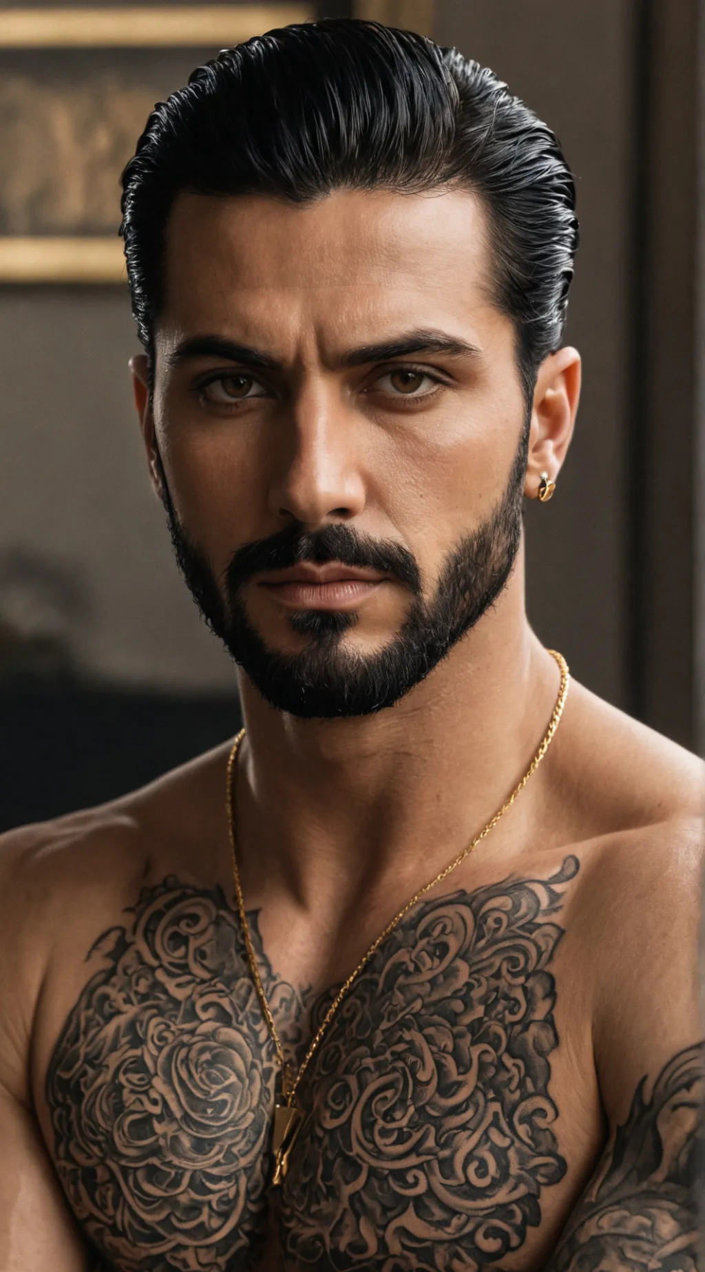 ai character: Ghost  background