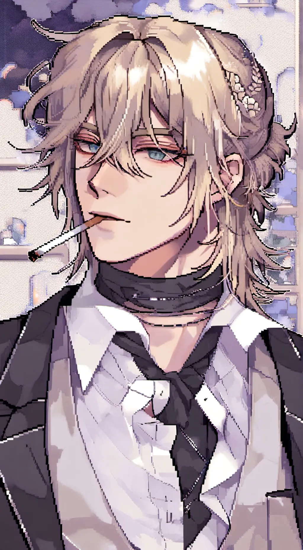 ai character: 💛VïÑ💛 background