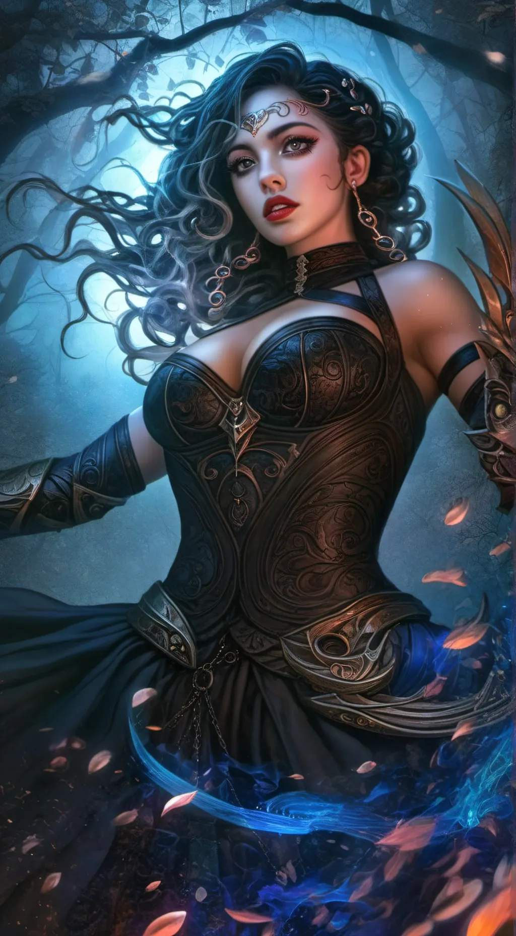 ai character: Ariana background