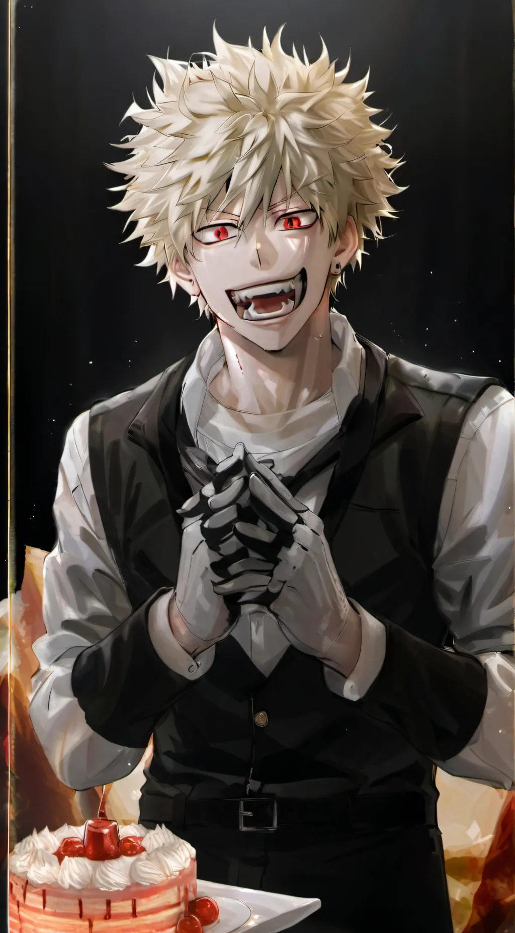 ai character: ♡Katsuki Bakugou♡ background