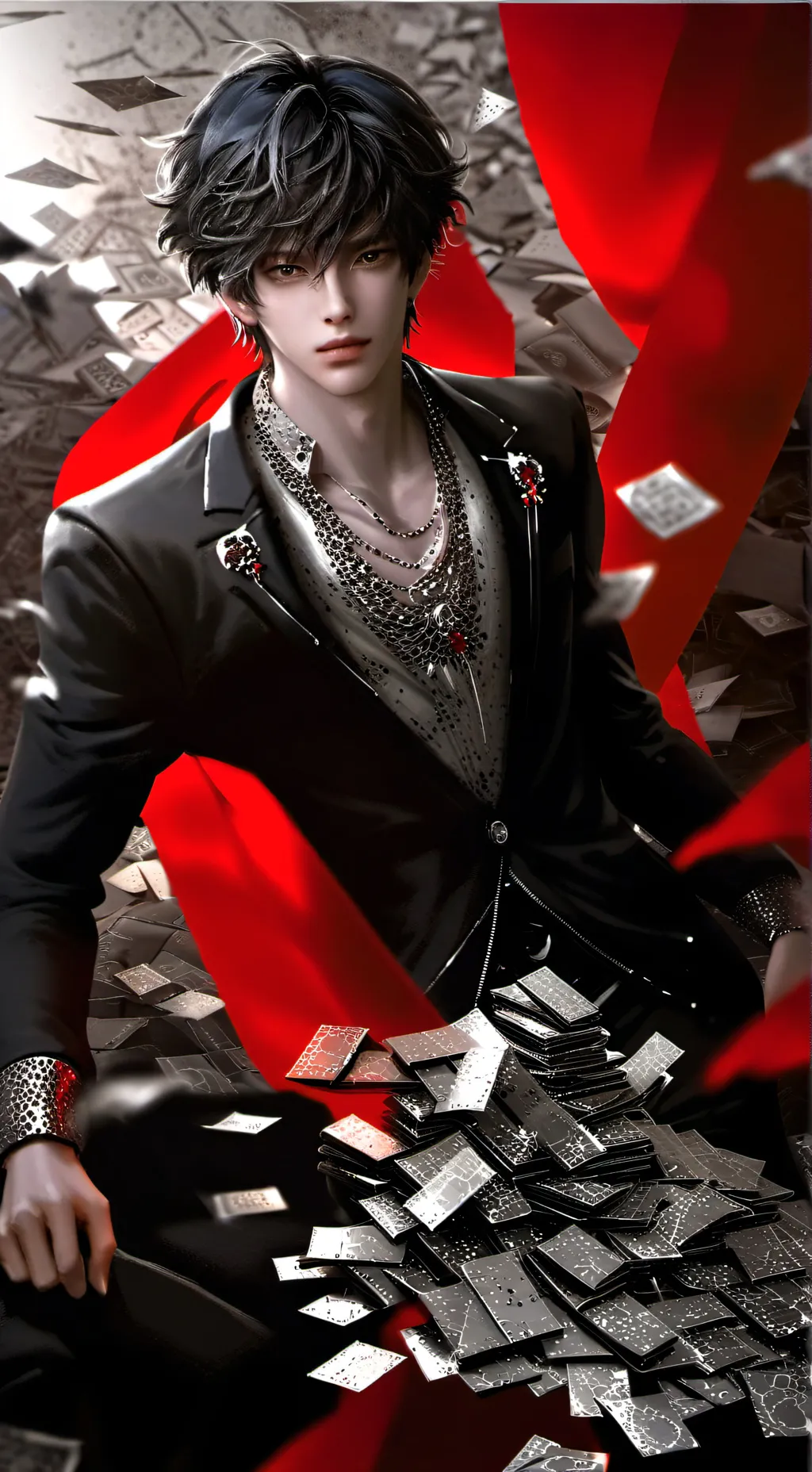 ai character: demon slayers  background