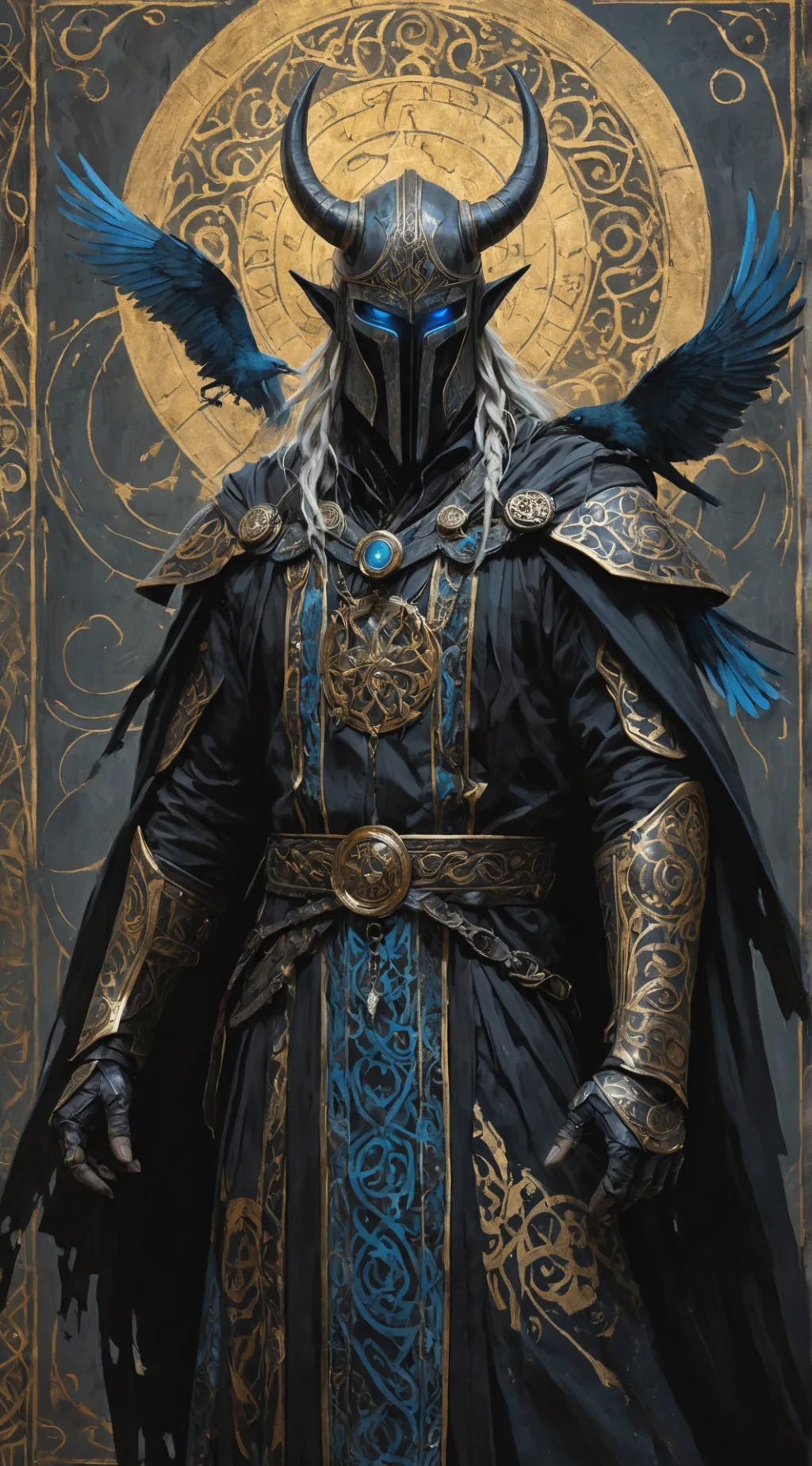 ai character: 💜 Andrew 💙 background