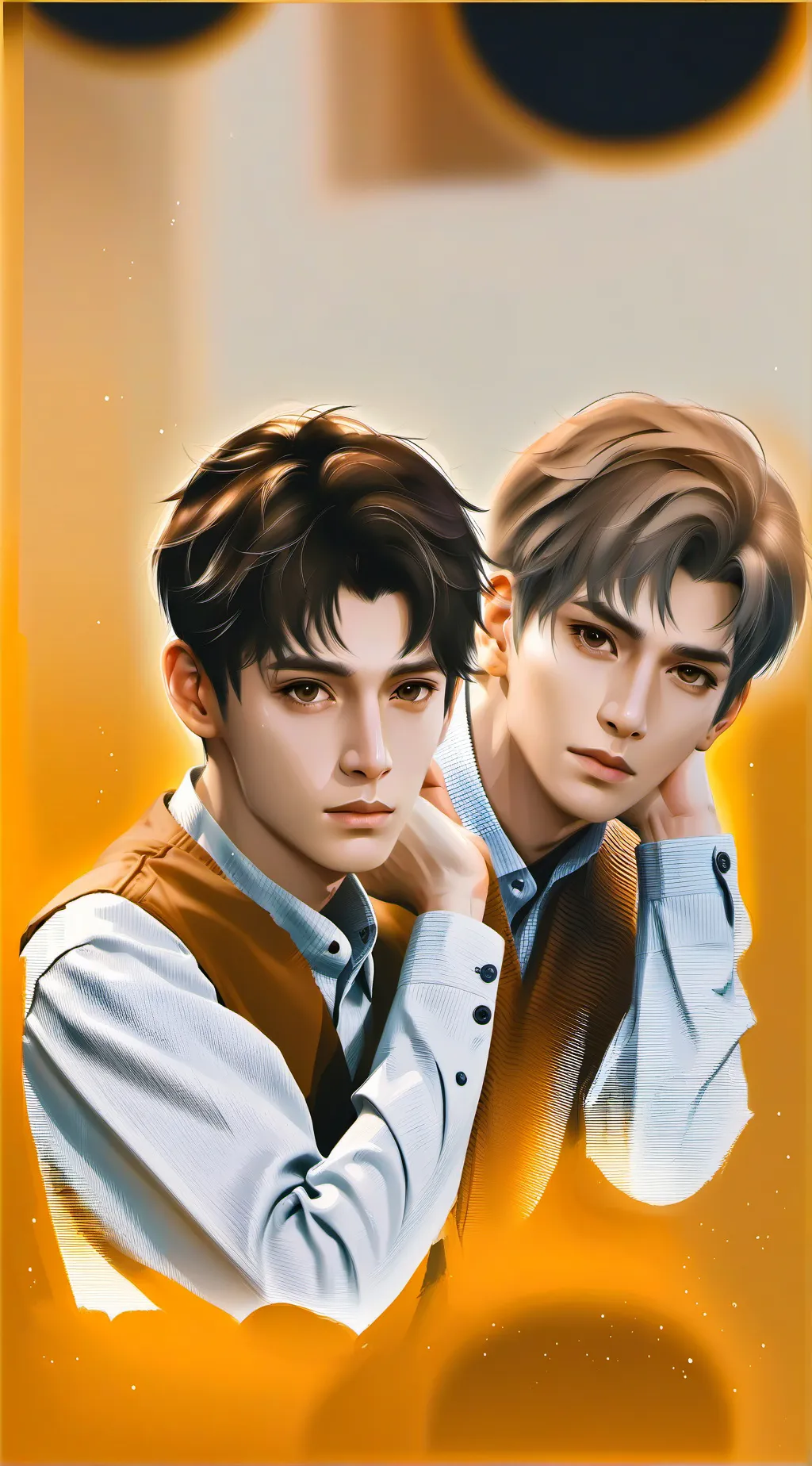 ai character: vc e seu amigo gay background