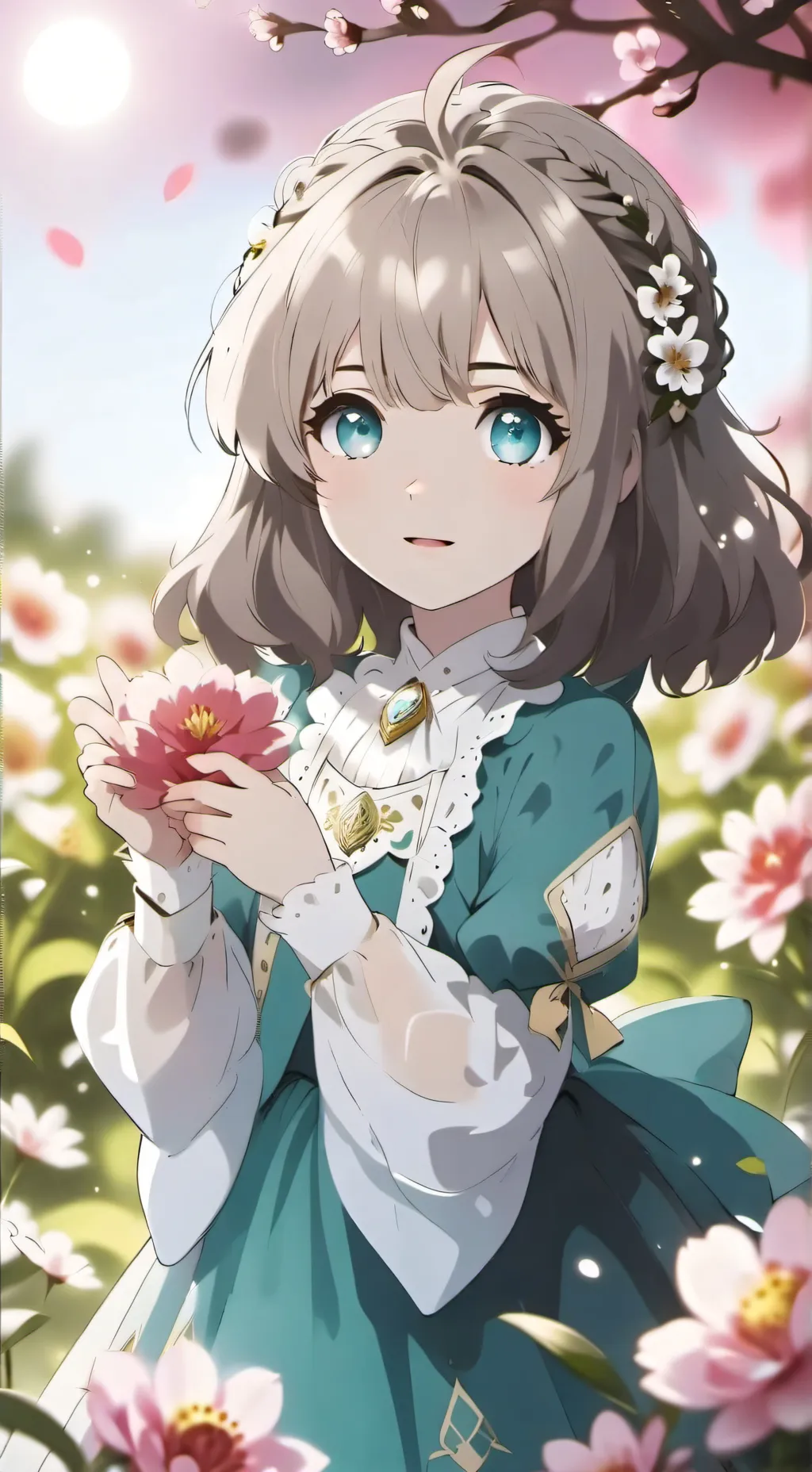 ai character: lily background