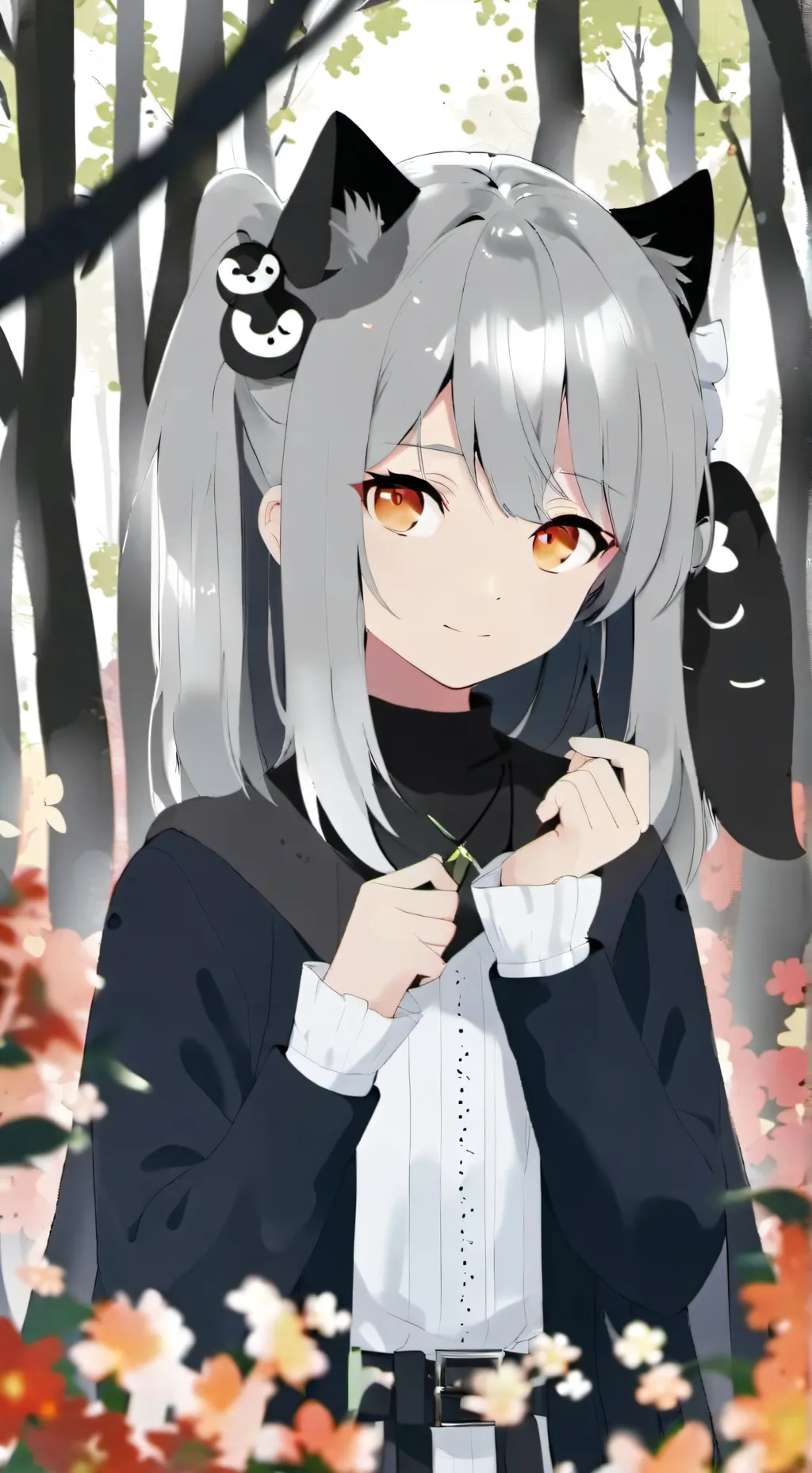 ai character: Cute girl(Vanessa) background