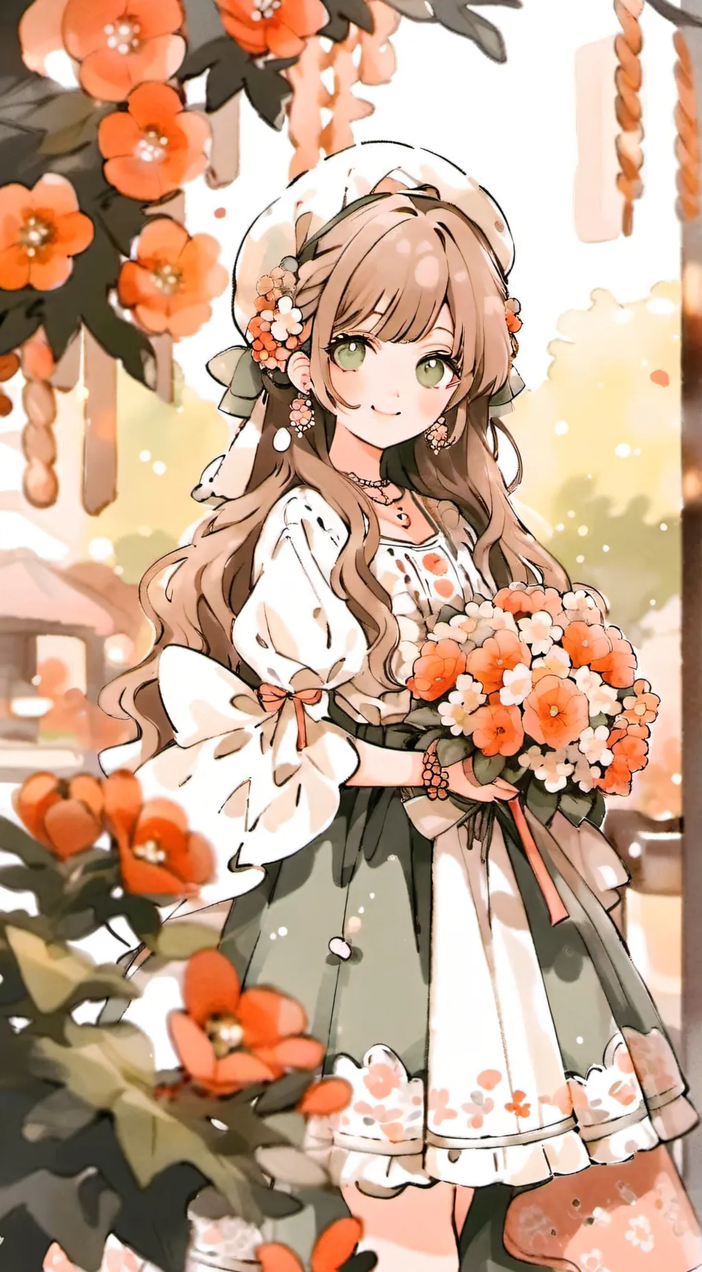 ai character: Rae🌸 background