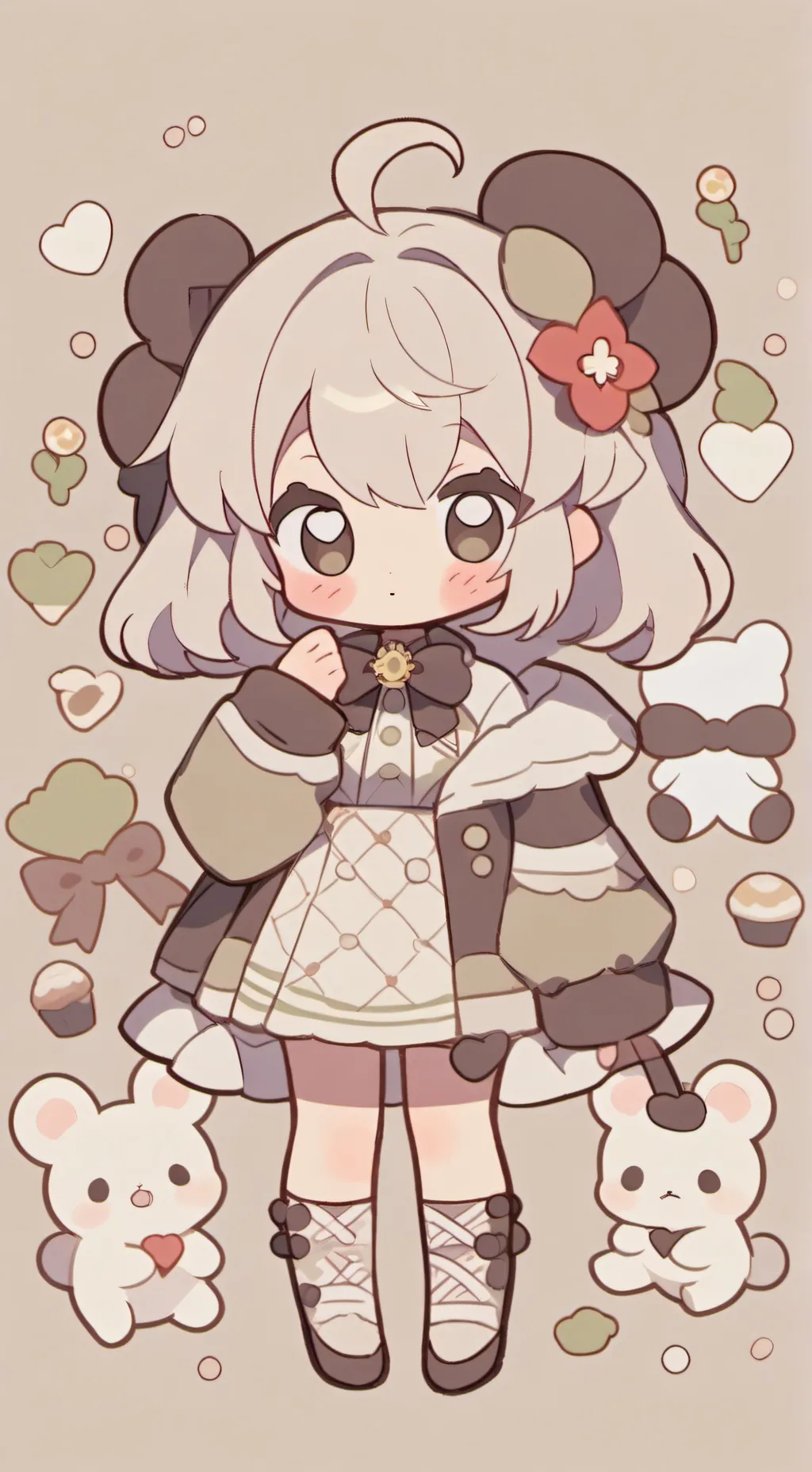 ai character: Andrea  background