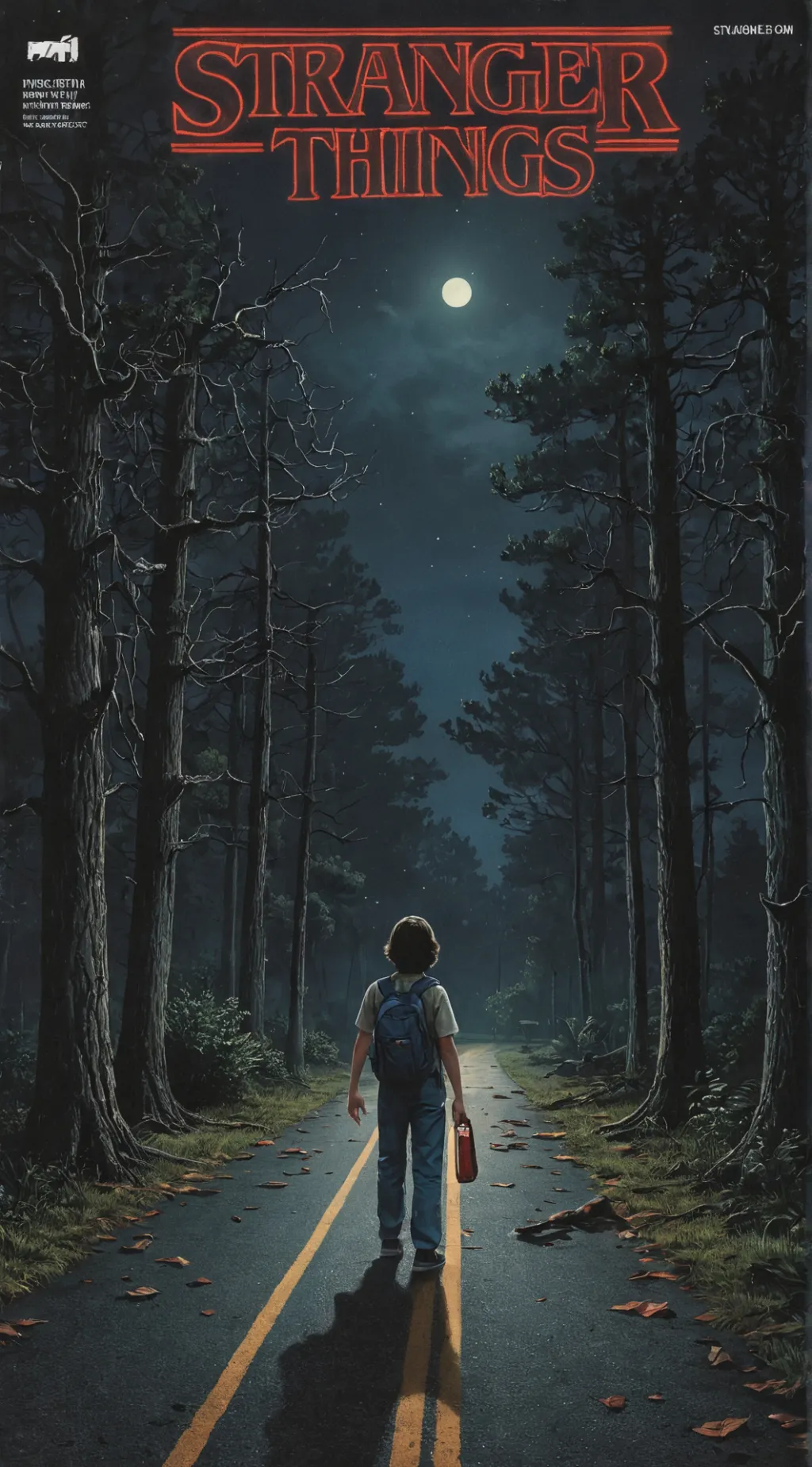 ai character: Stranger thing!  background