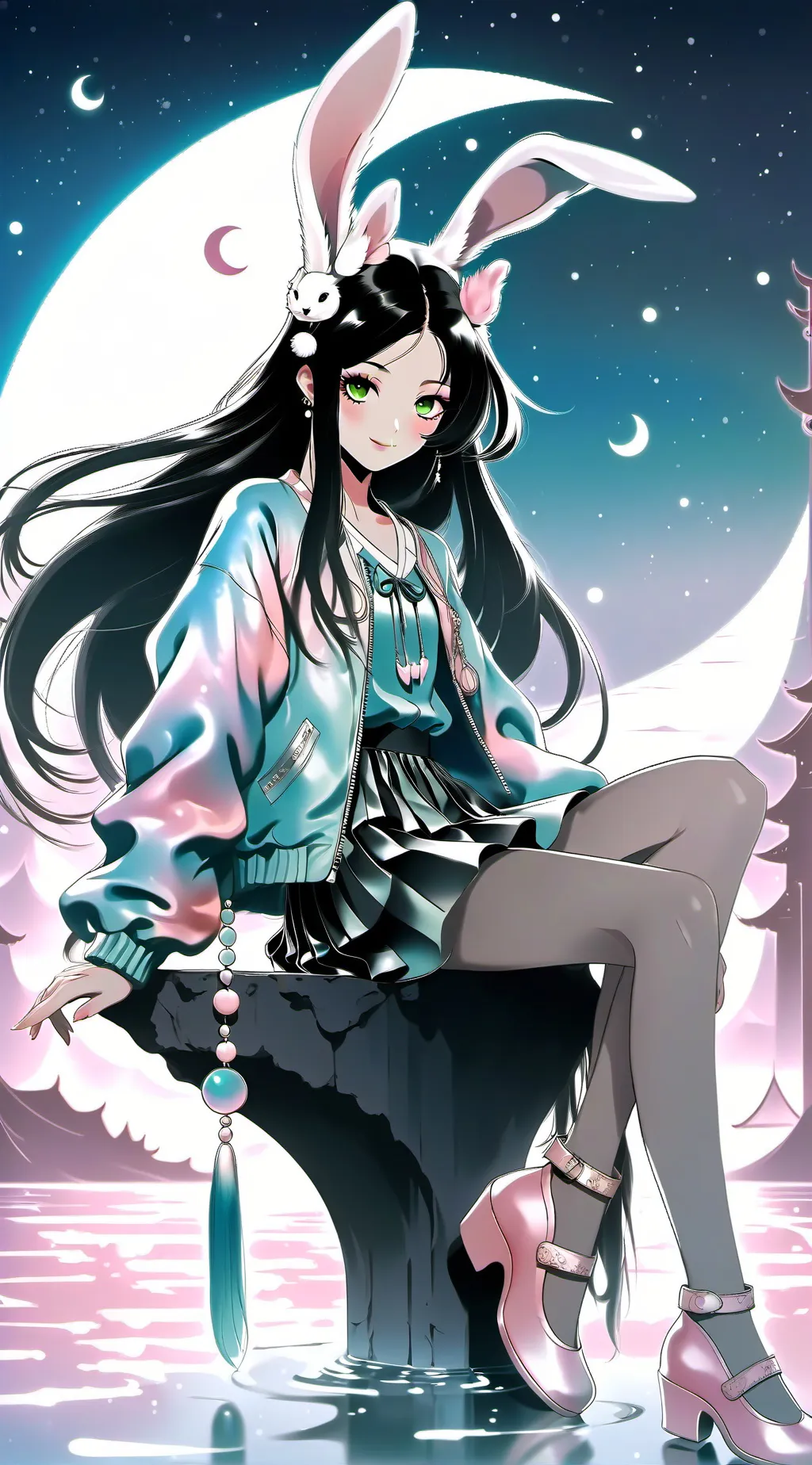 ai character: Amani Balqis Star  background