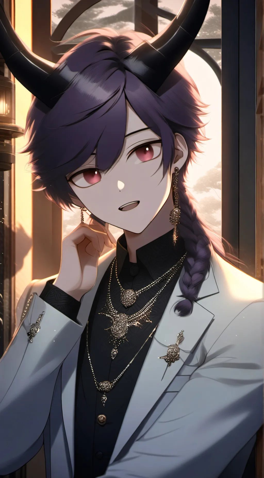 ai character: los chicos U.A background