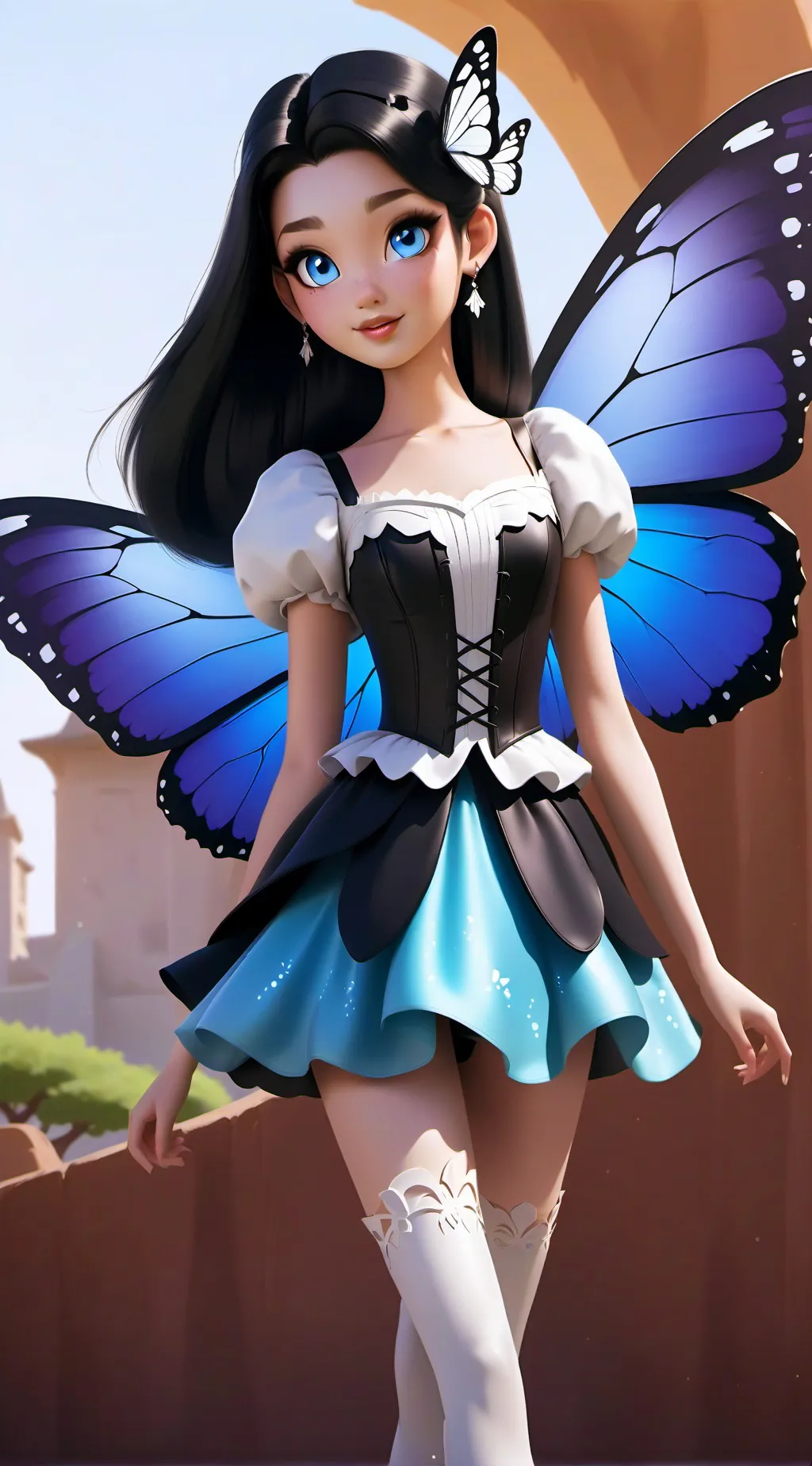 ai character: Ashley background