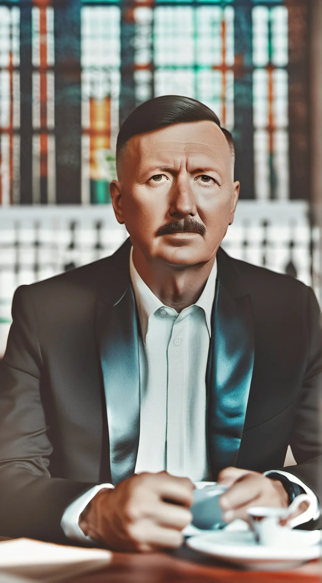 ai character: С.Адольф background