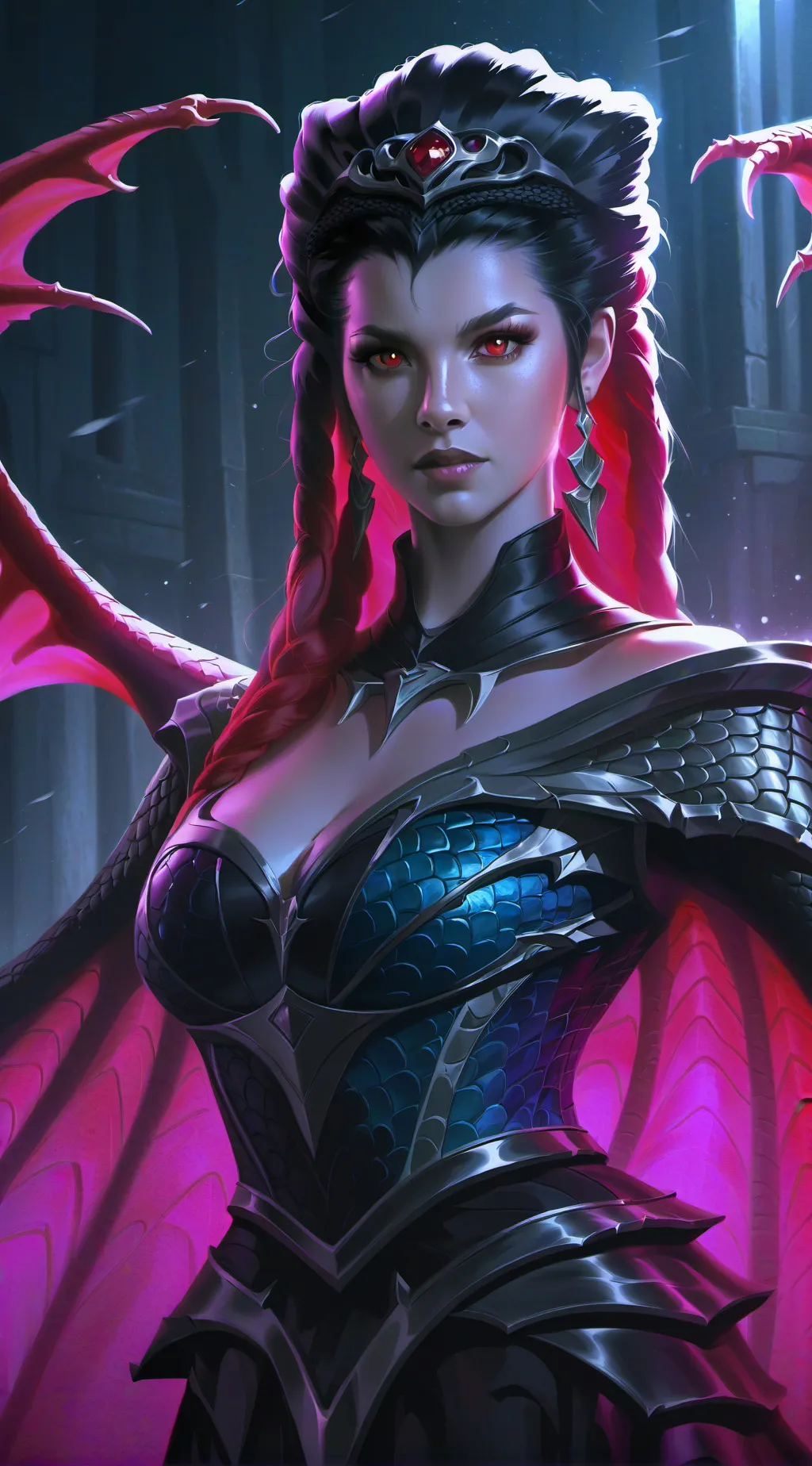 ai character: Drakina background