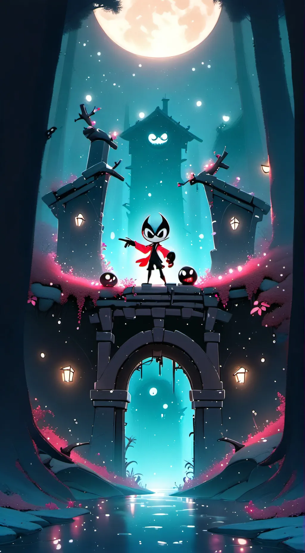 ai character: hazbin hotel  background