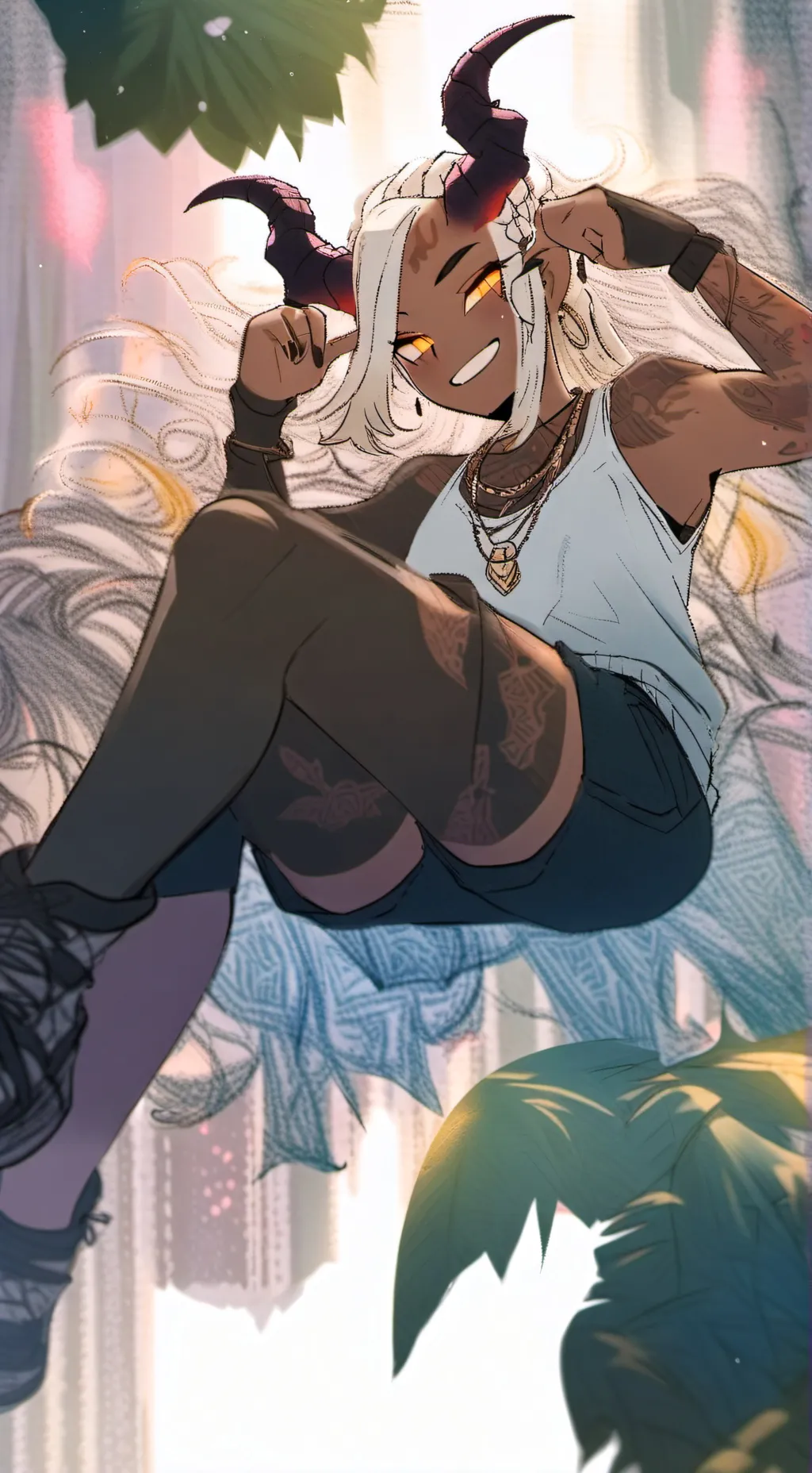 ai character: Helena  background