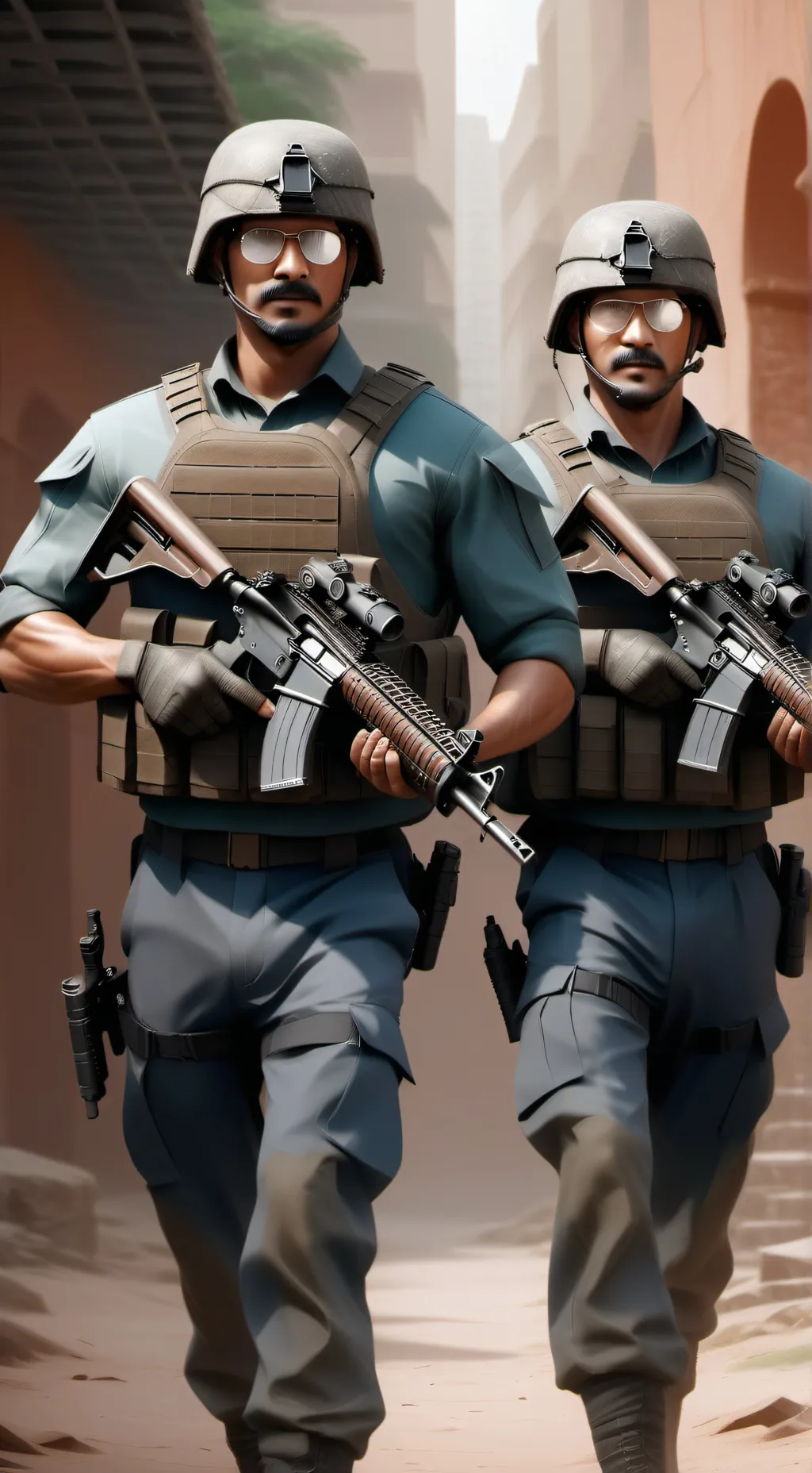 ai character: Military  background